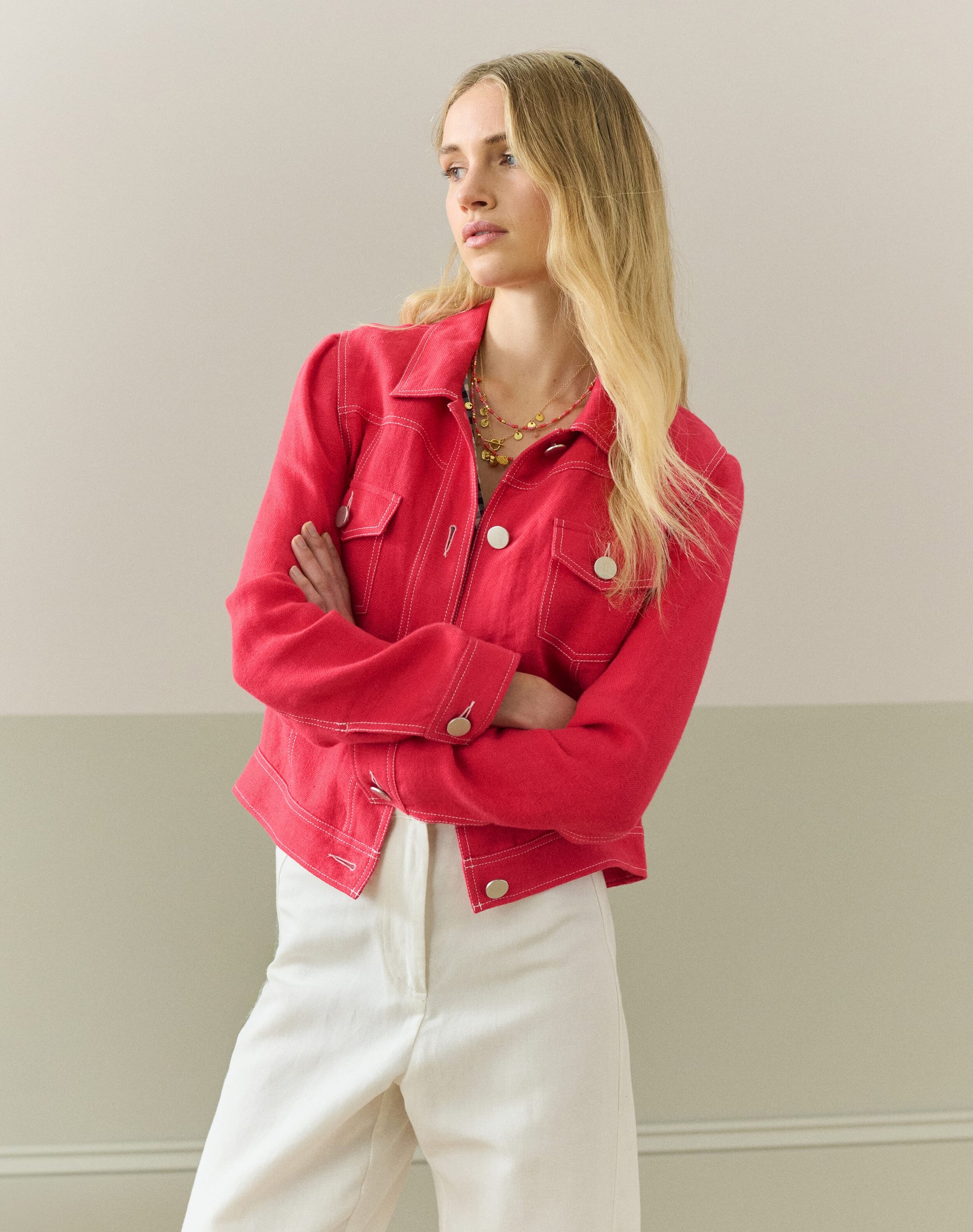 Linen Utility Jacket