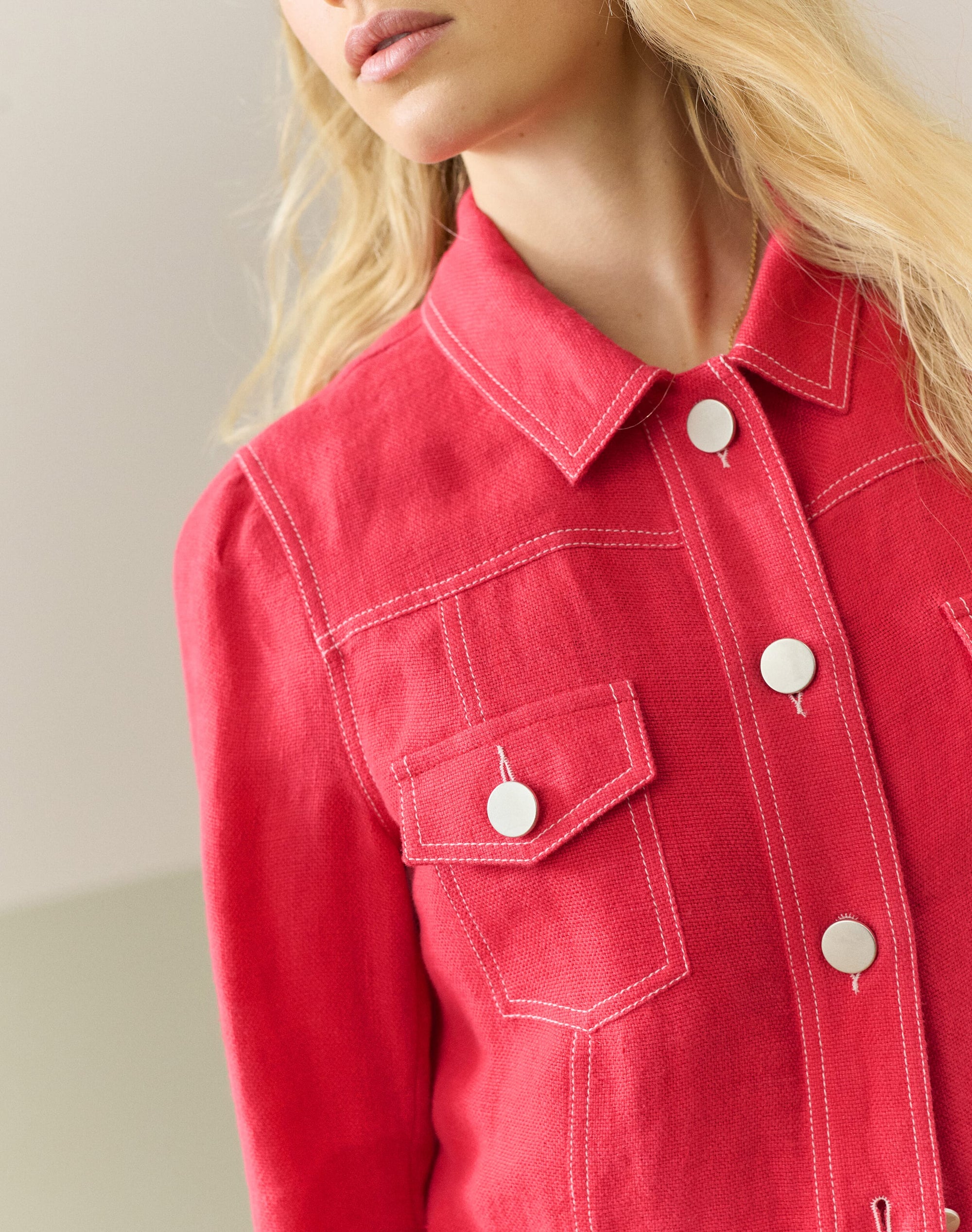 Linen Utility Jacket