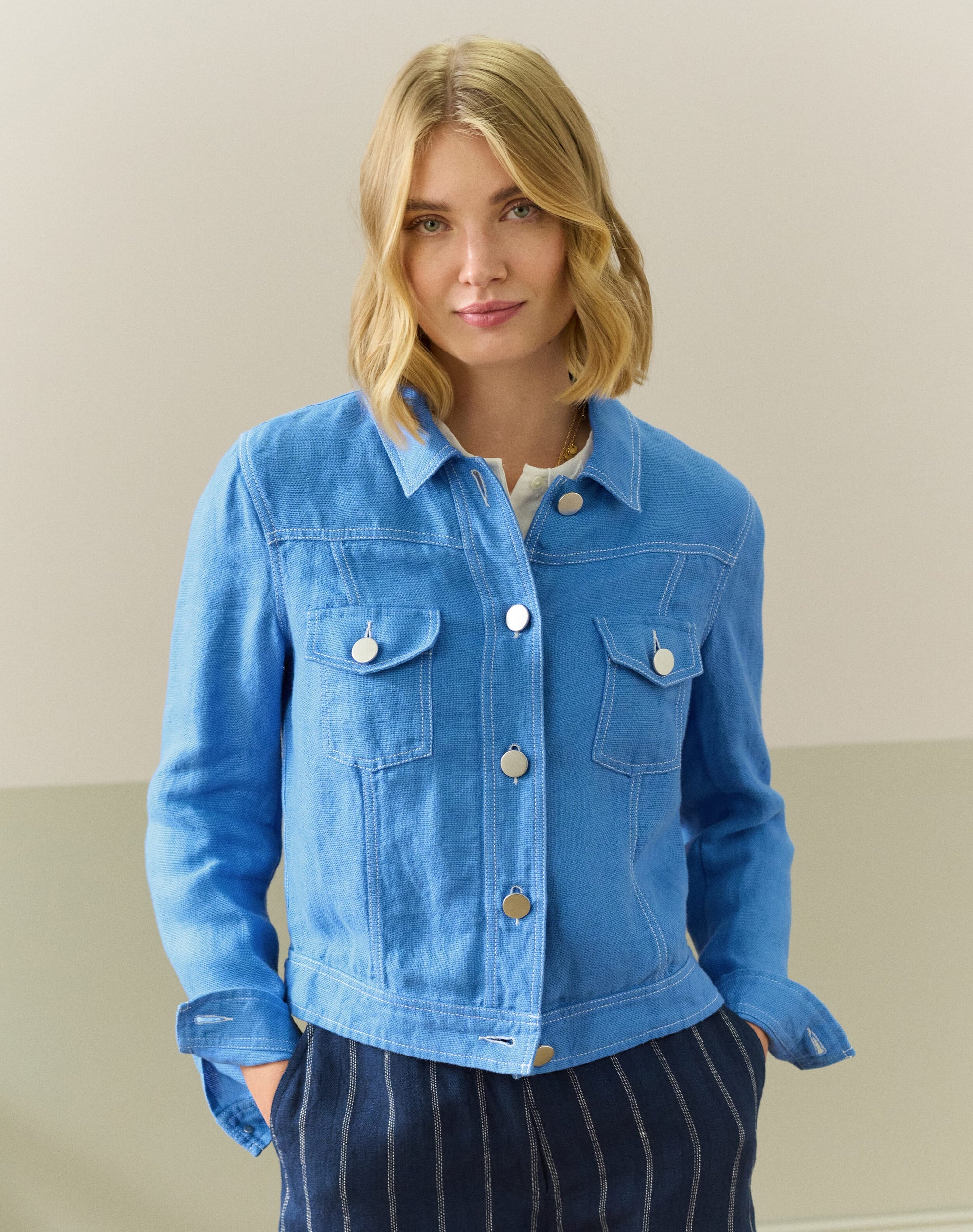Linen Utility Jacket