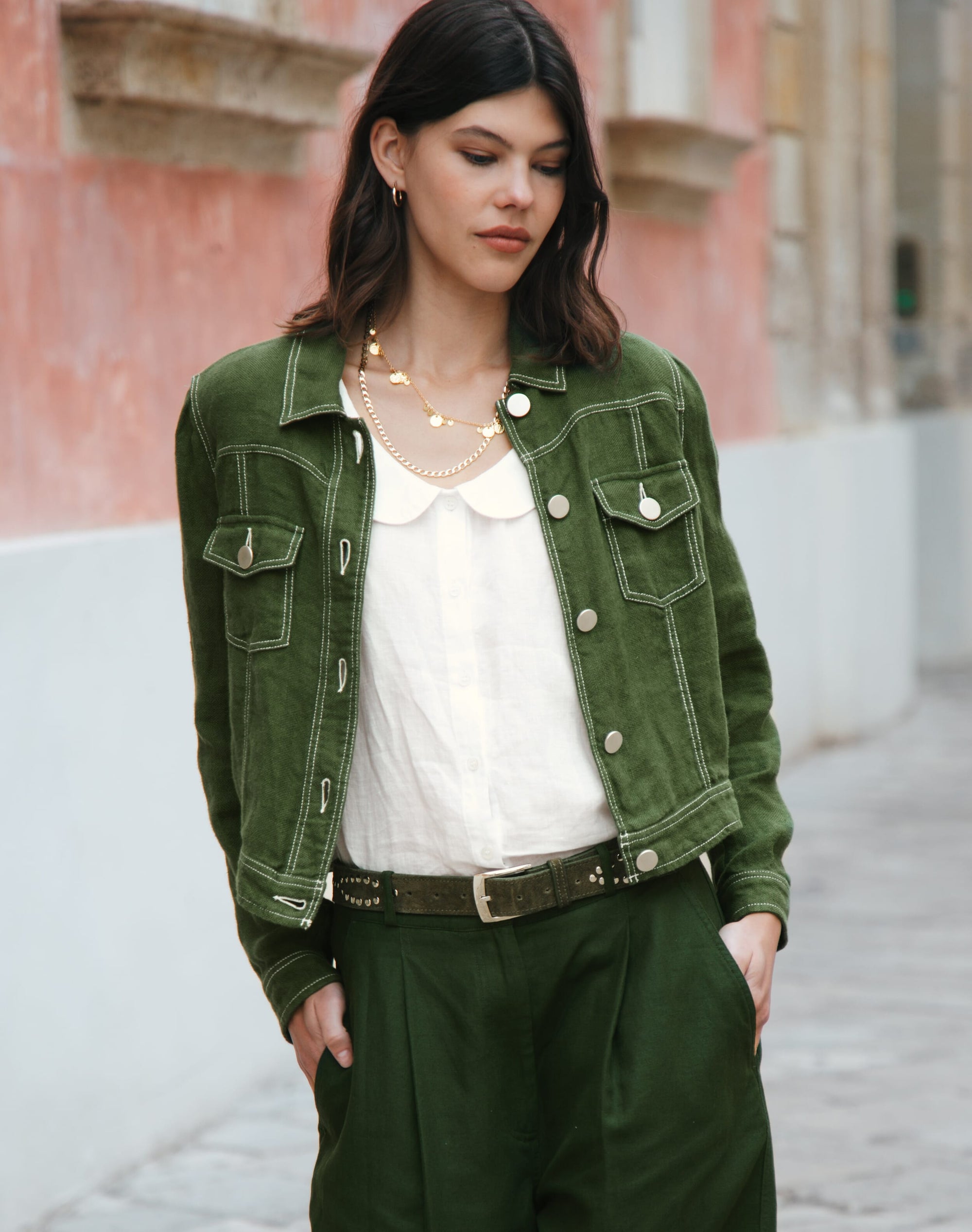 Linen Utility Jacket