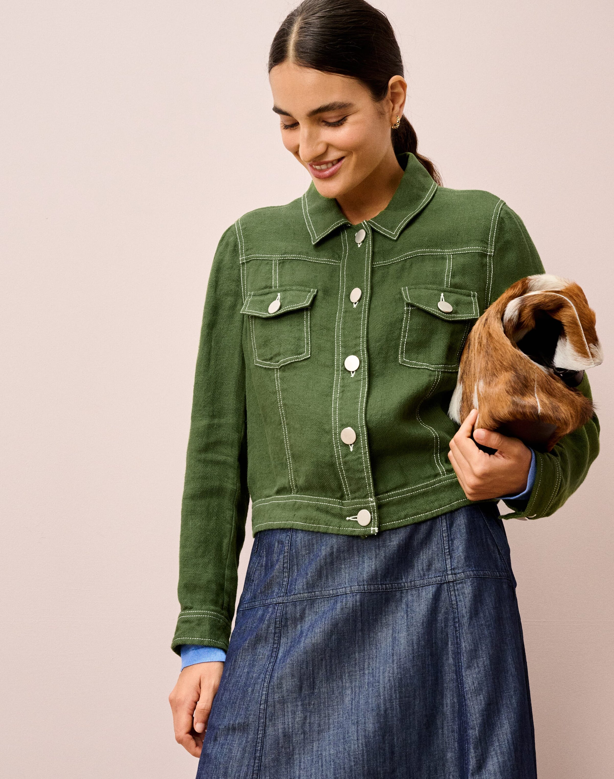 Linen Utility Jacket