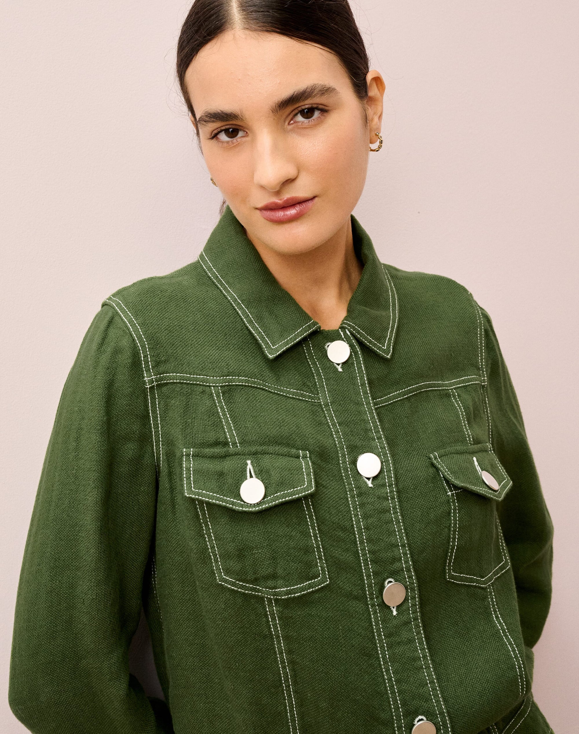 Linen Utility Jacket