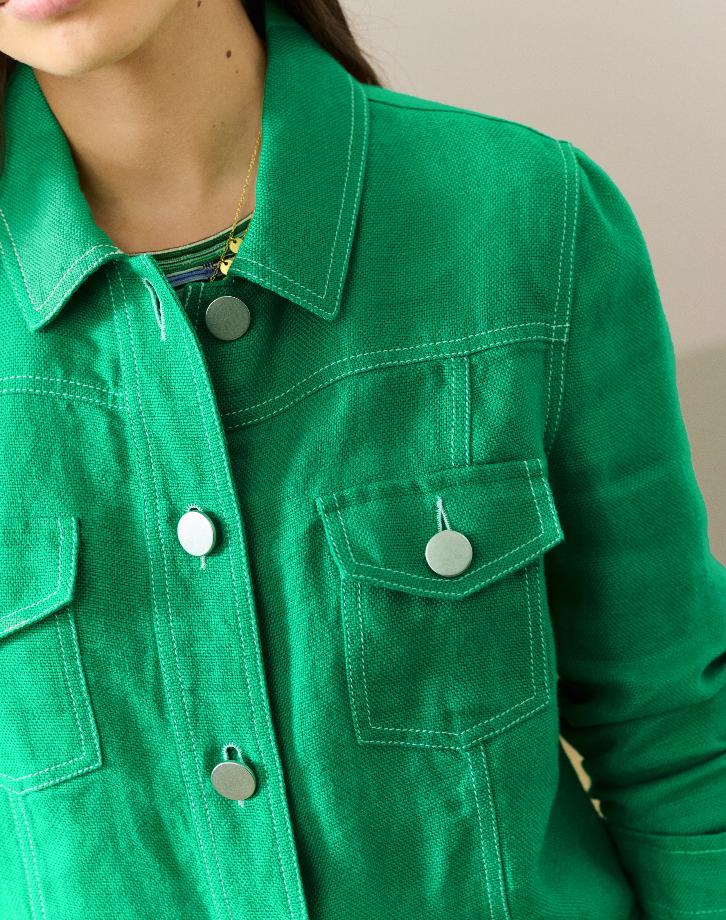Linen Utility Jacket