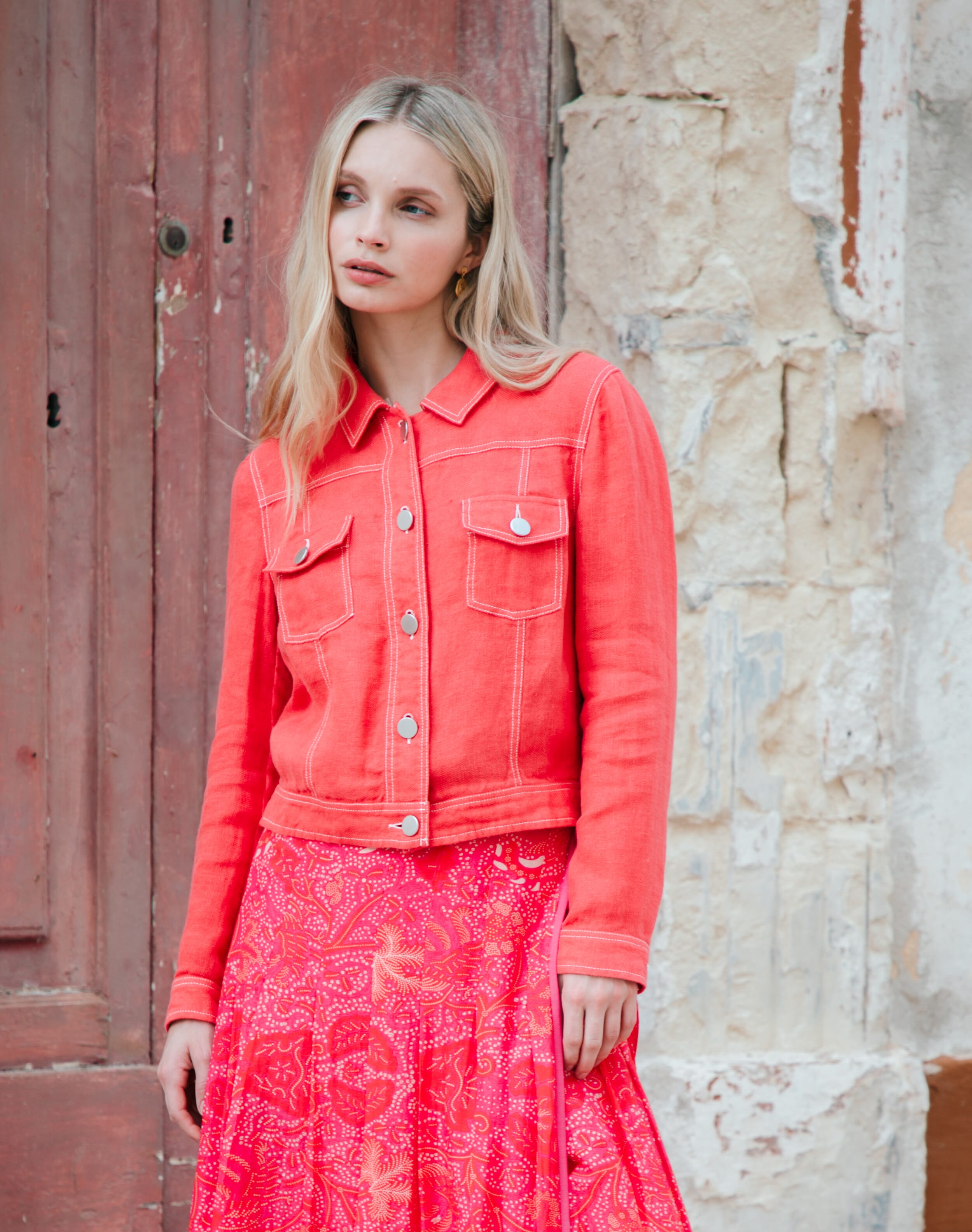 Linen Utility Jacket