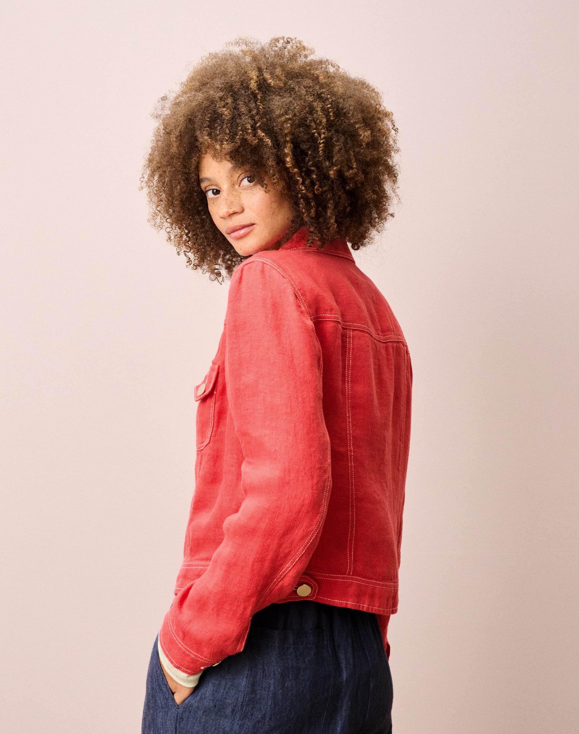 Linen Utility Jacket