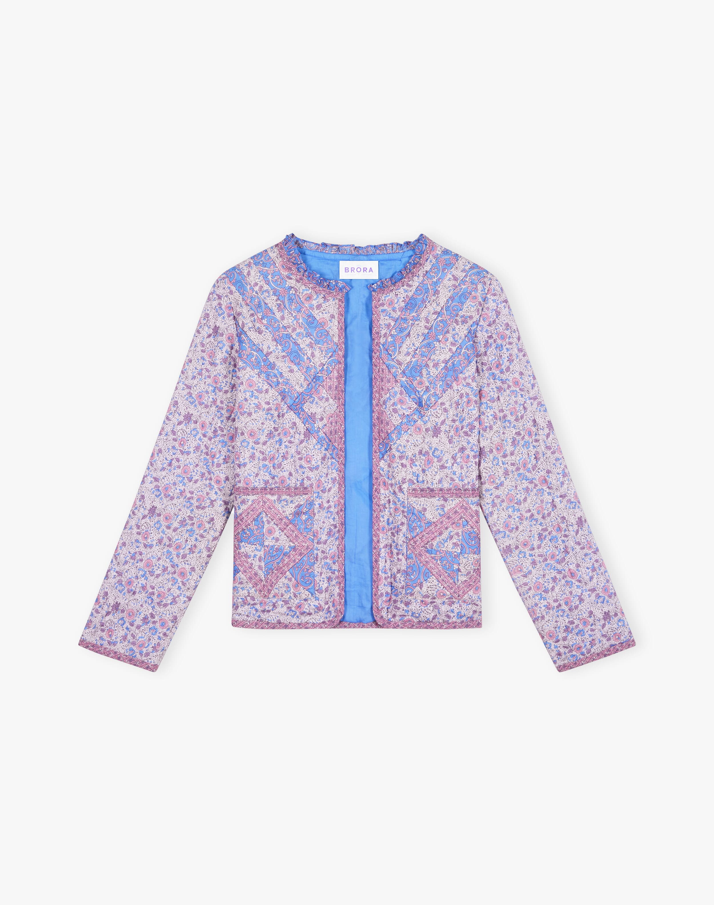 Quilted Organic Cotton Patchwork Jacket