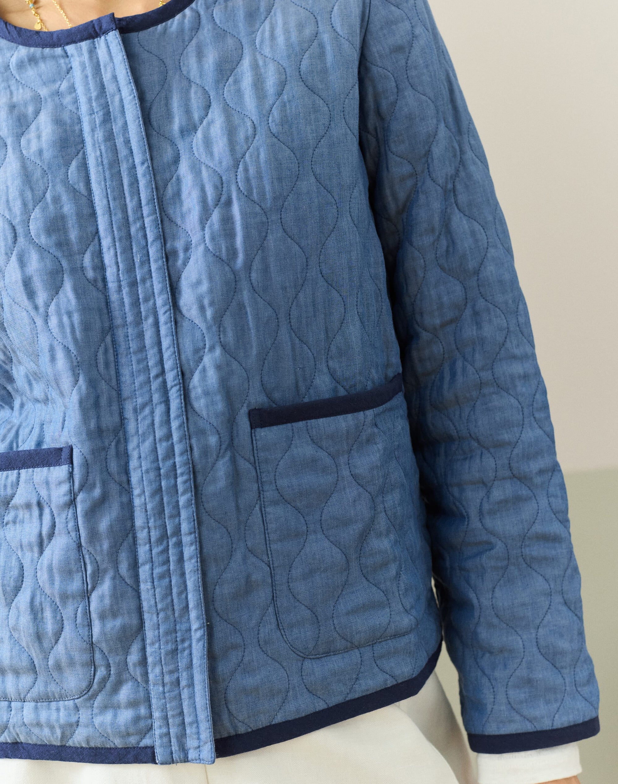 Quilted Zip Up Jacket