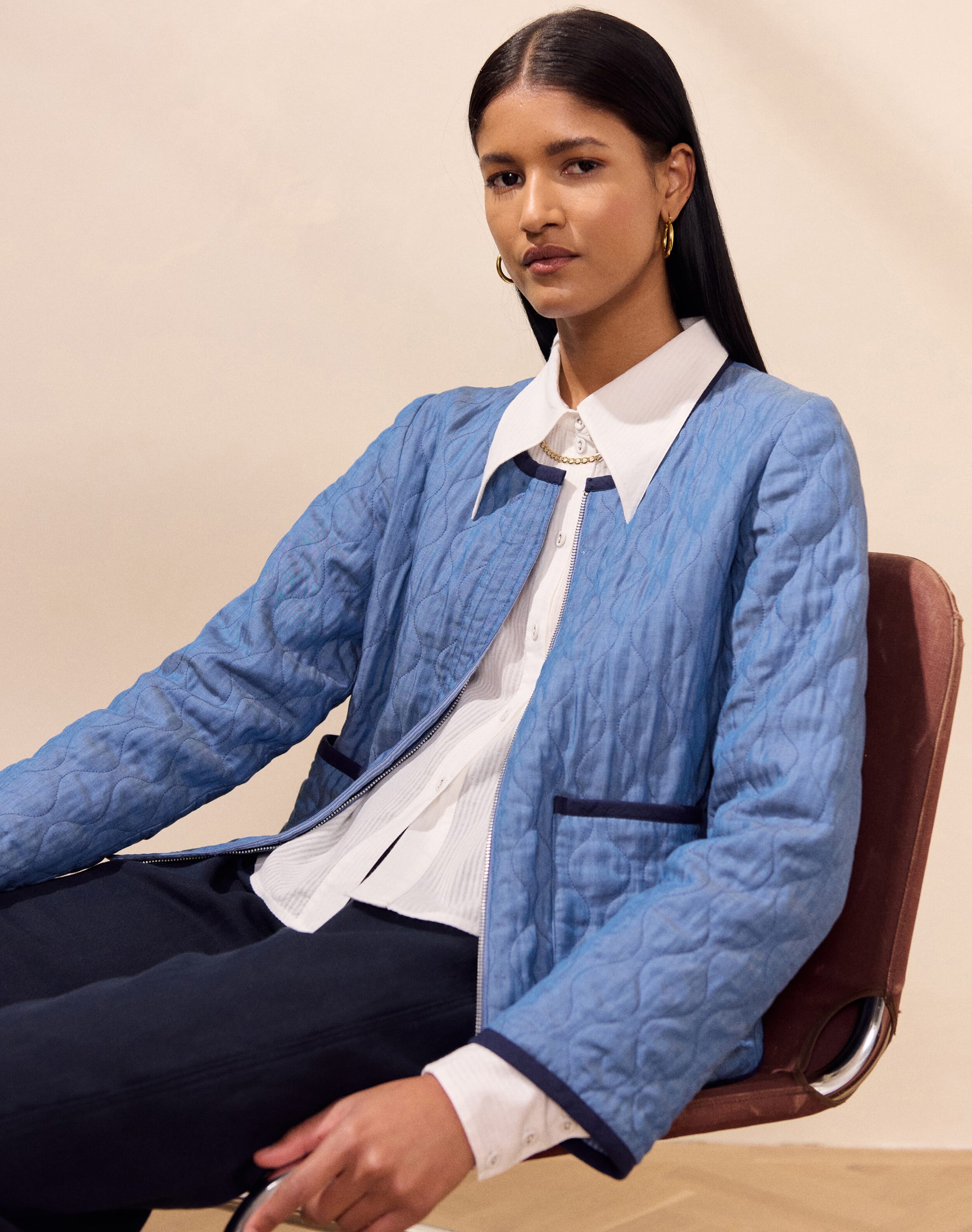 Quilted Zip Up Jacket