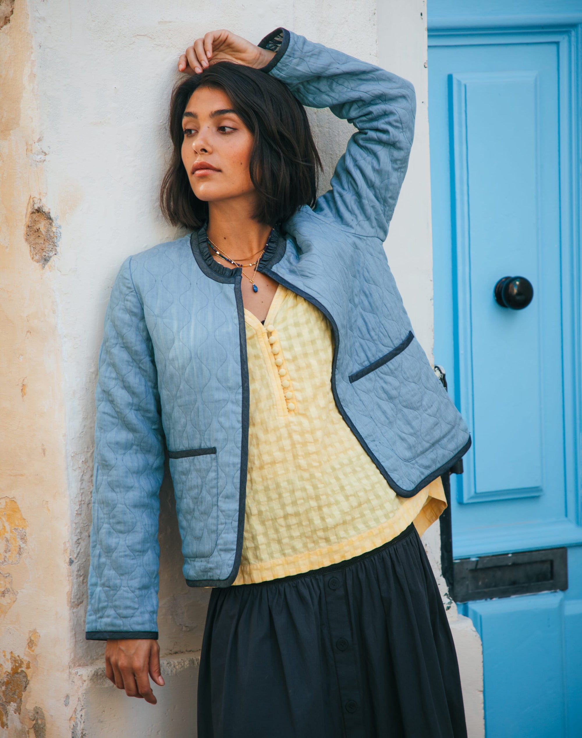 Reversible Block Print Jacket