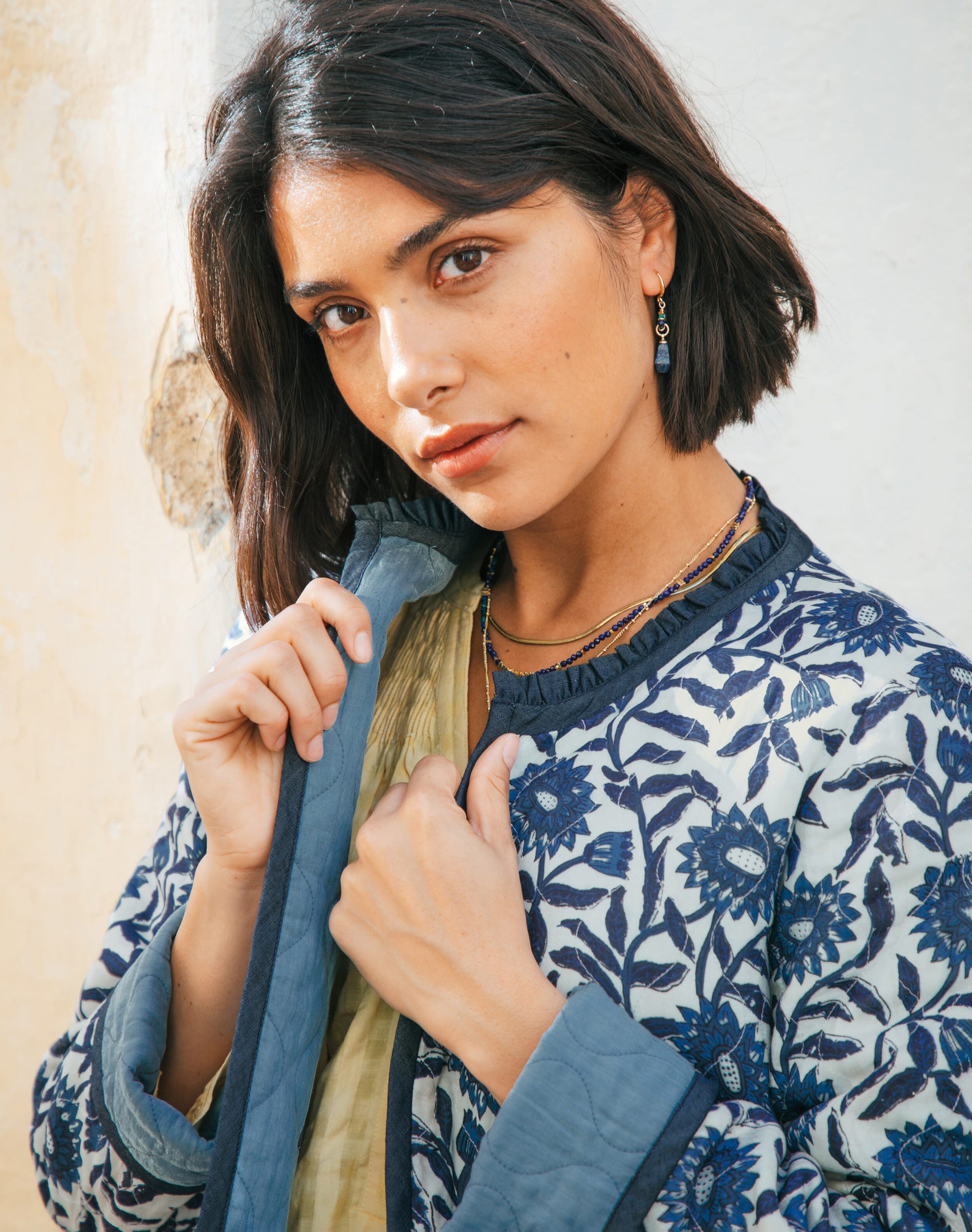 Reversible Block Print Jacket