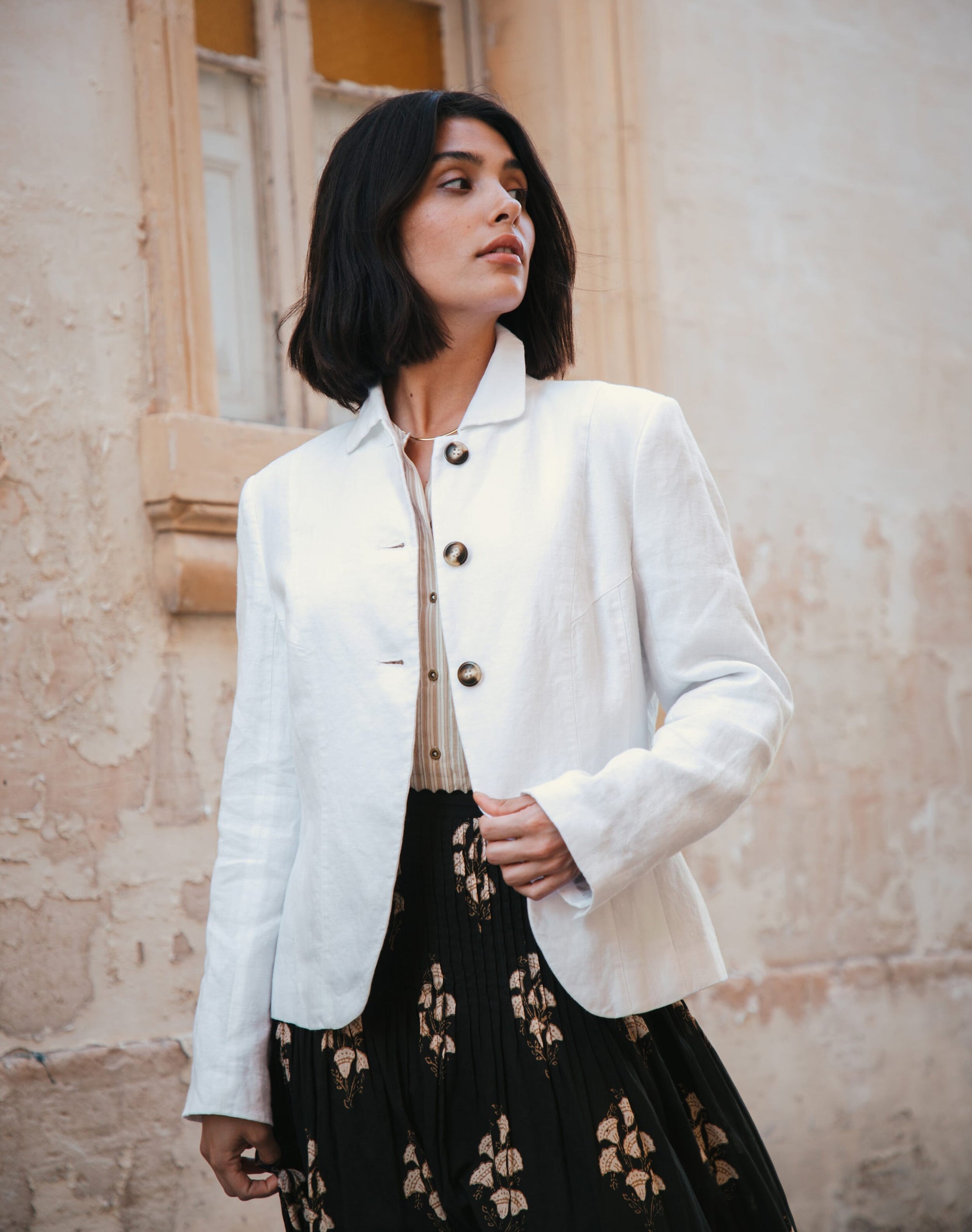 Washed Linen Jacket