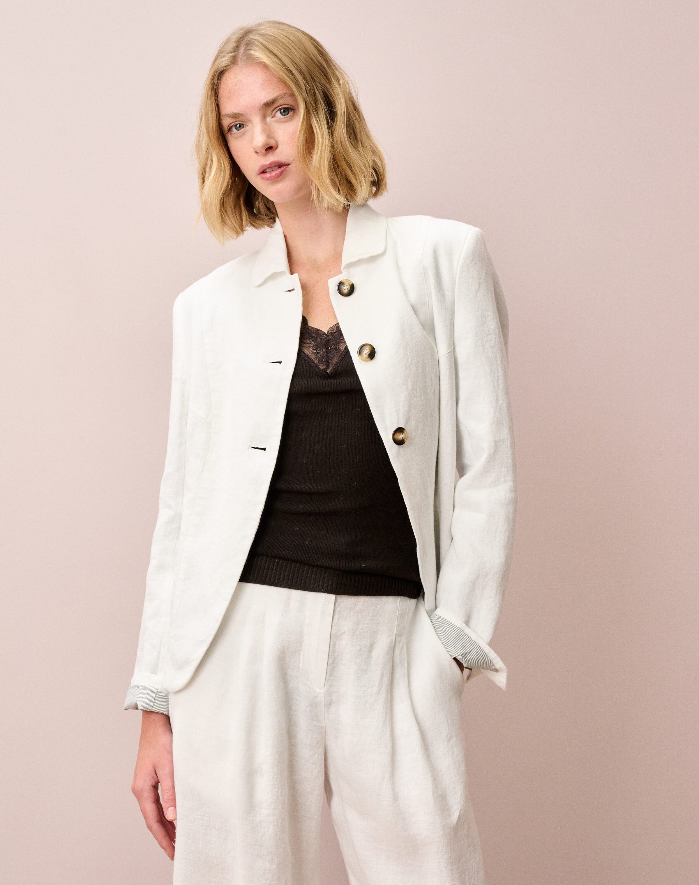 Washed Linen Jacket