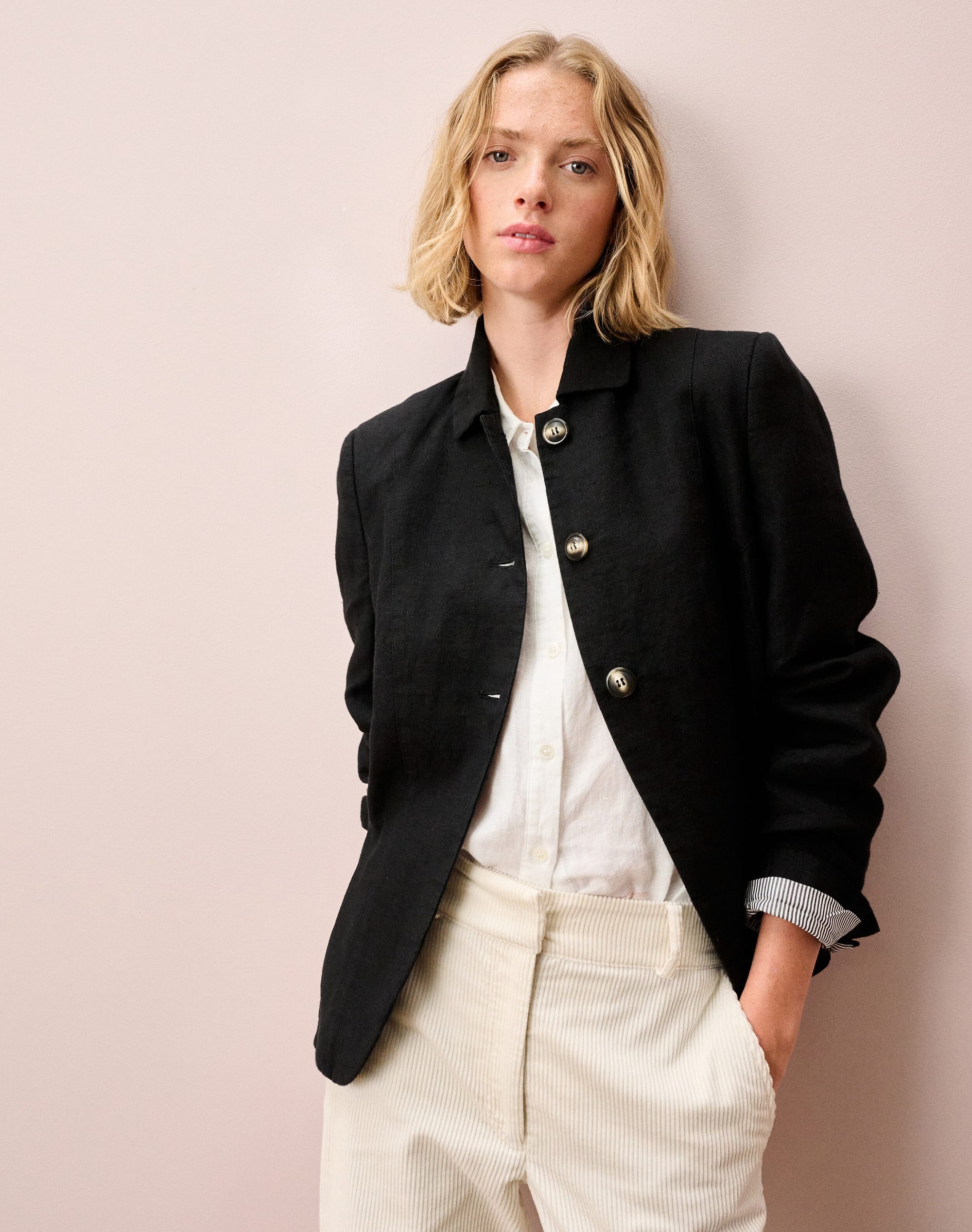 Washed Linen Jacket
