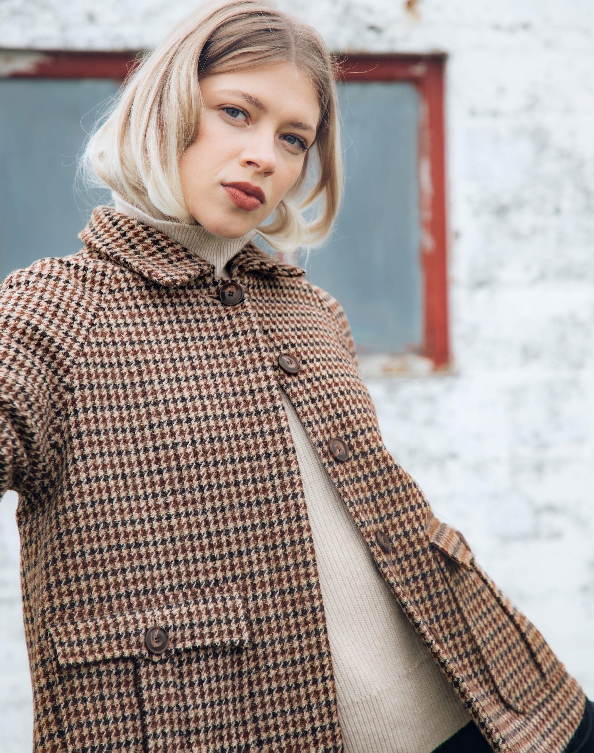 Harris Tweed Swing Jacket
