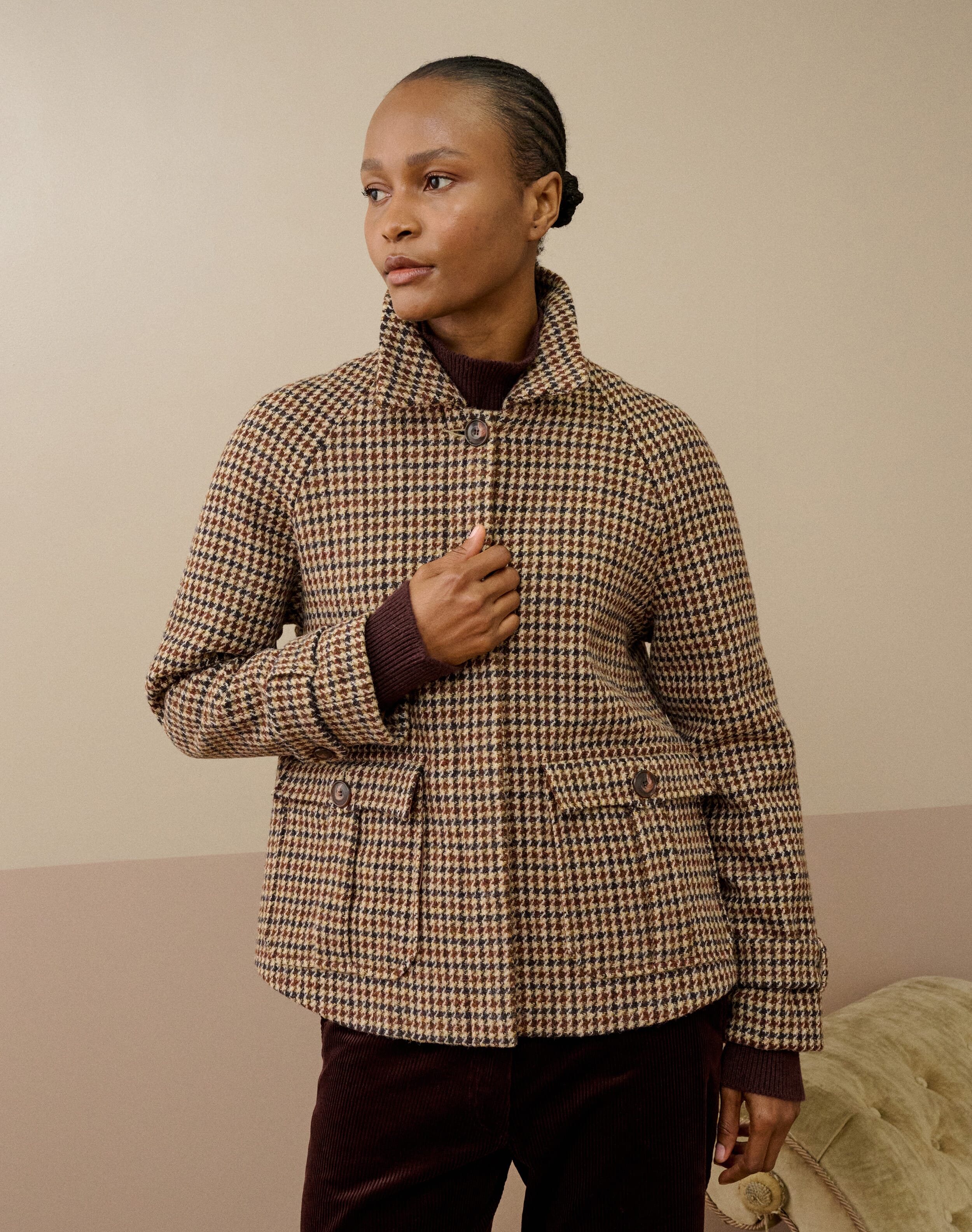 Harris Tweed Swing Jacket