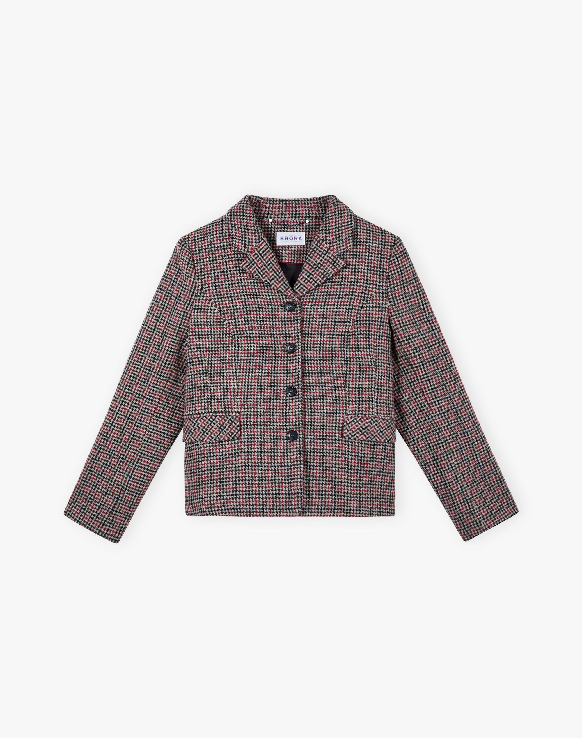 Houndstooth Wool Jacket