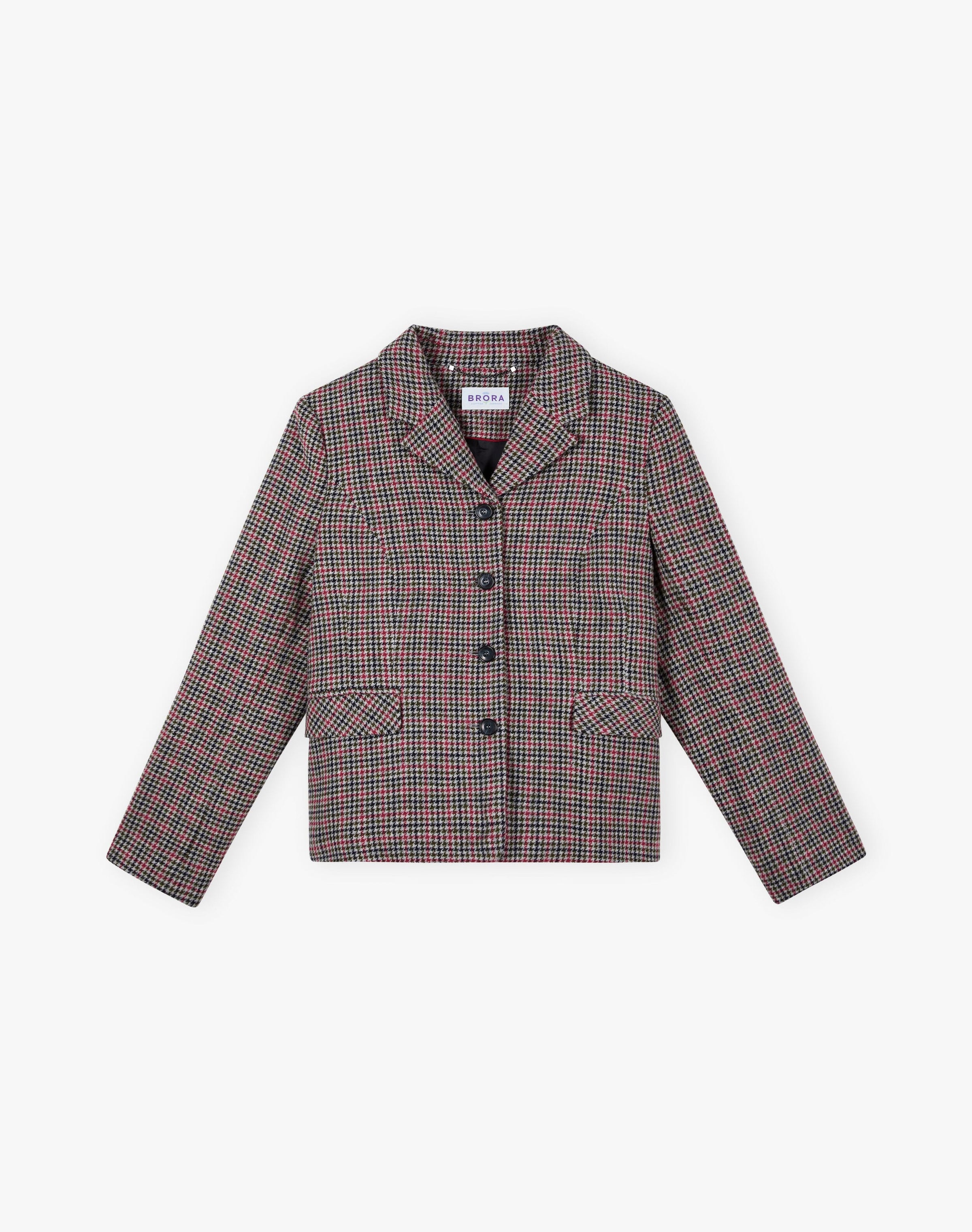 Houndstooth Wool Jacket
