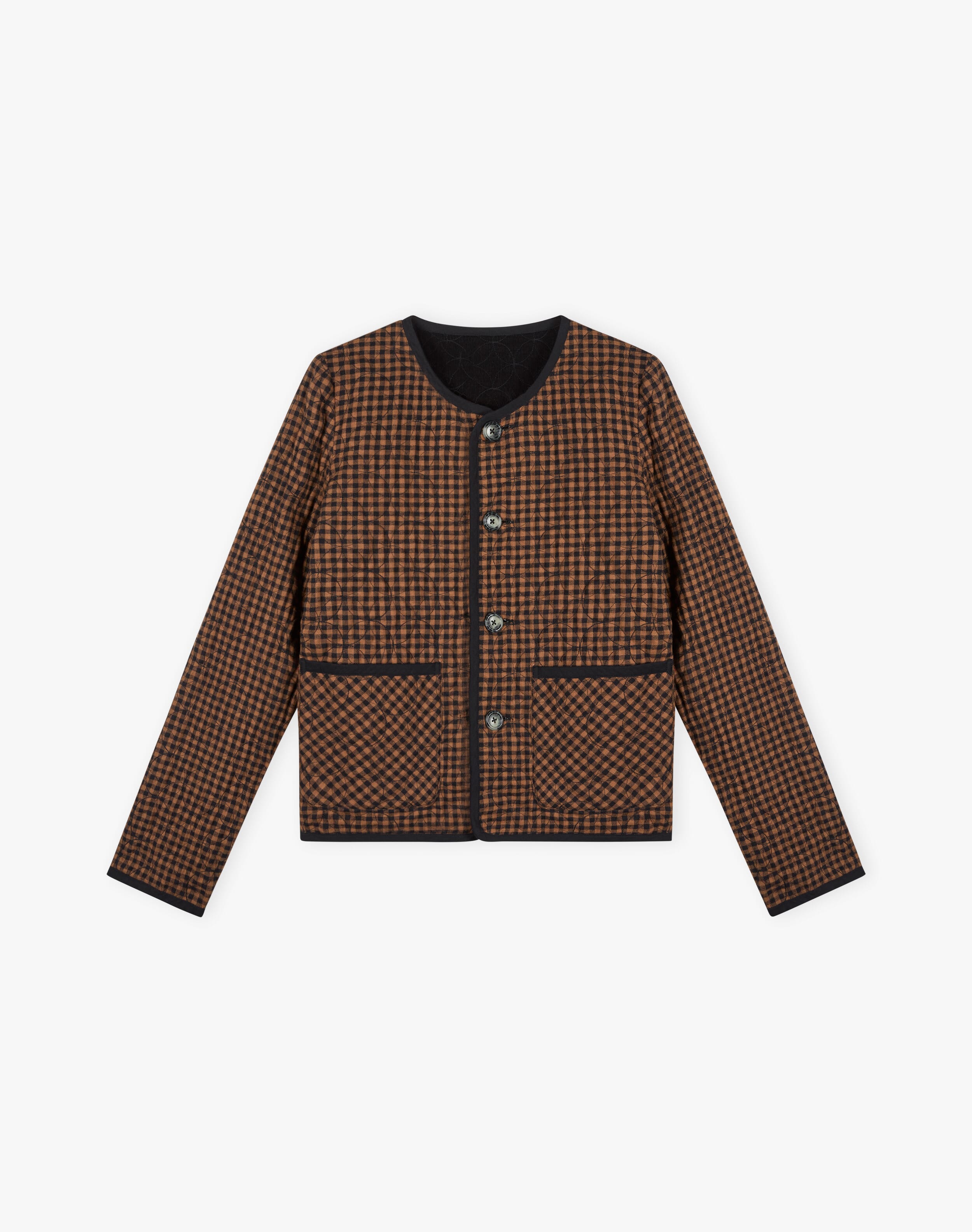 Quilted Cotton Cord Reversible Jacket