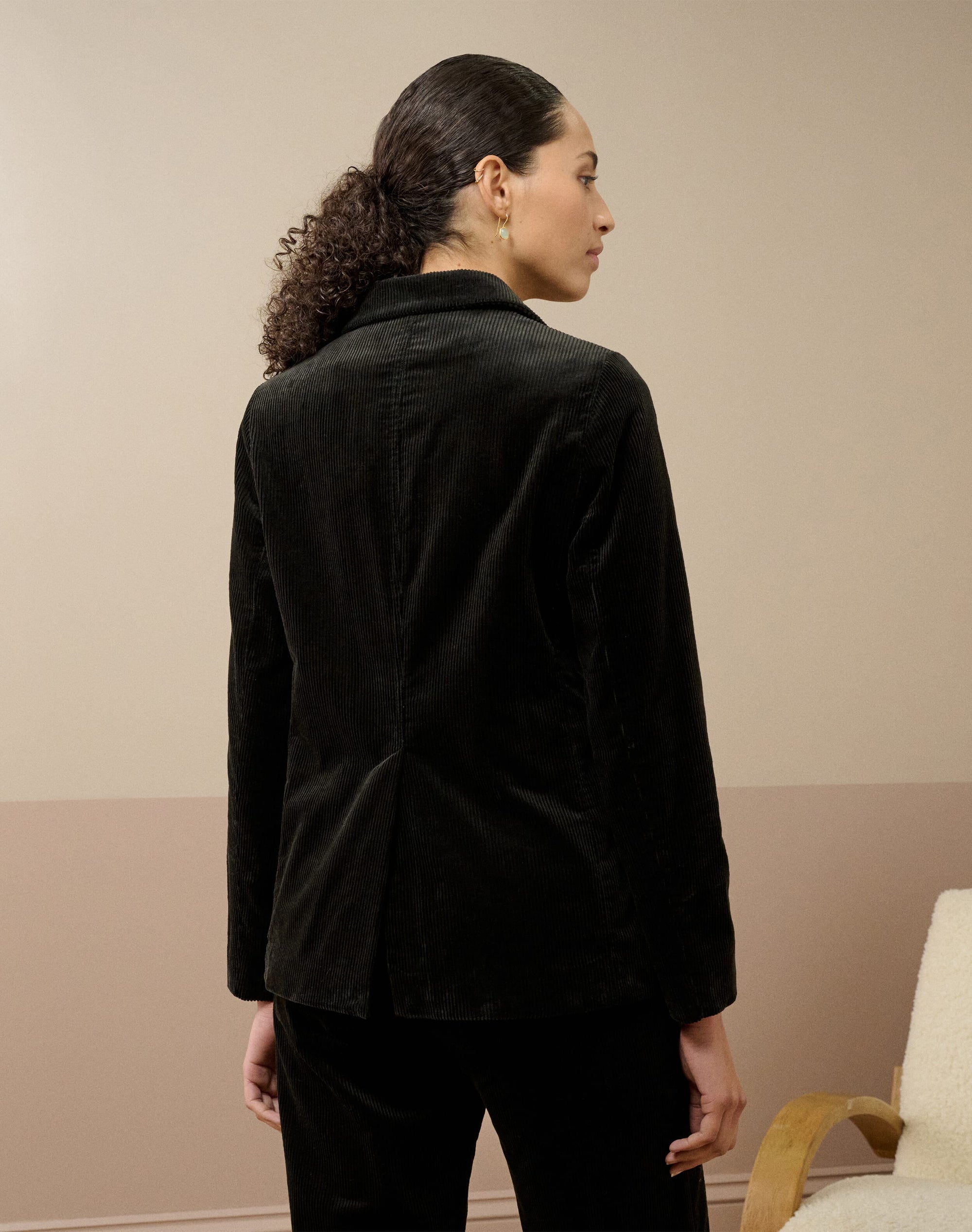 Organic Cotton Corduroy Blazer