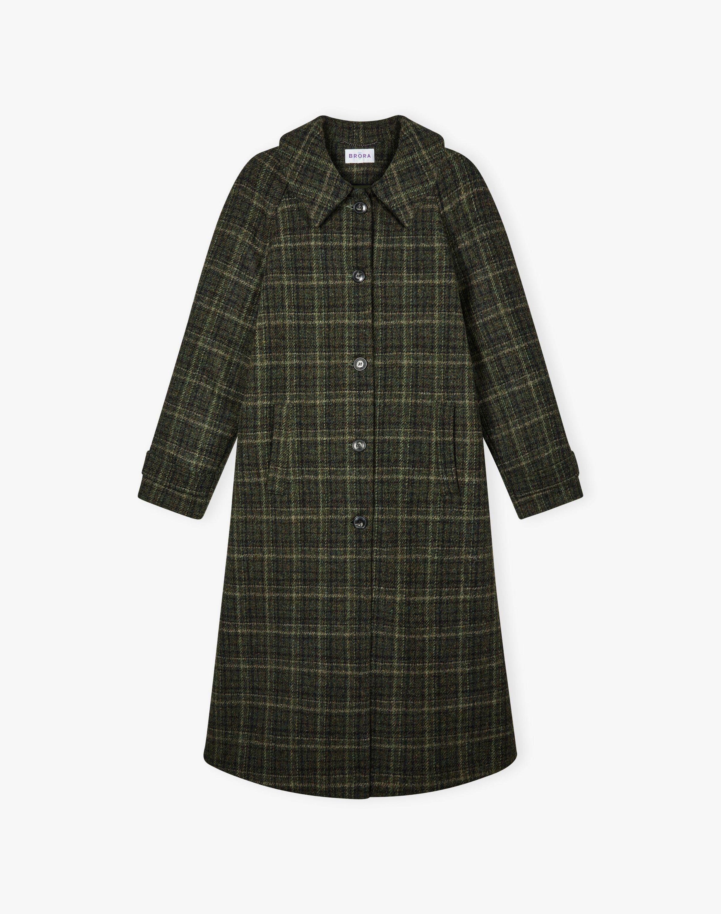 Harris Tweed Check Coat