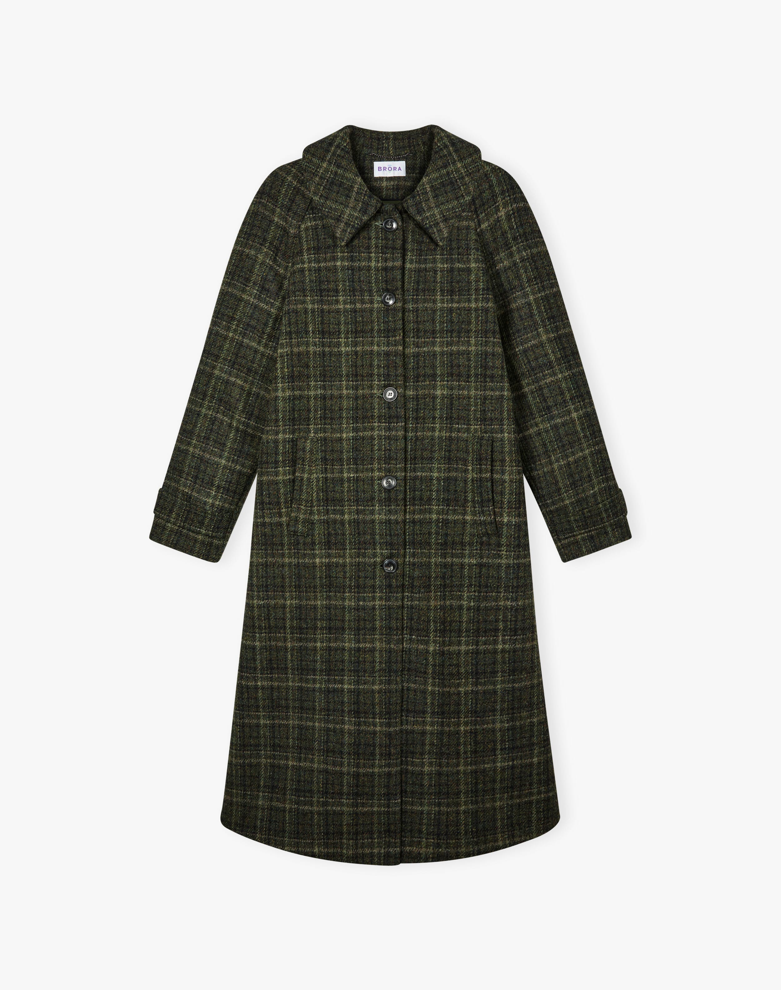 Harris Tweed Check Coat