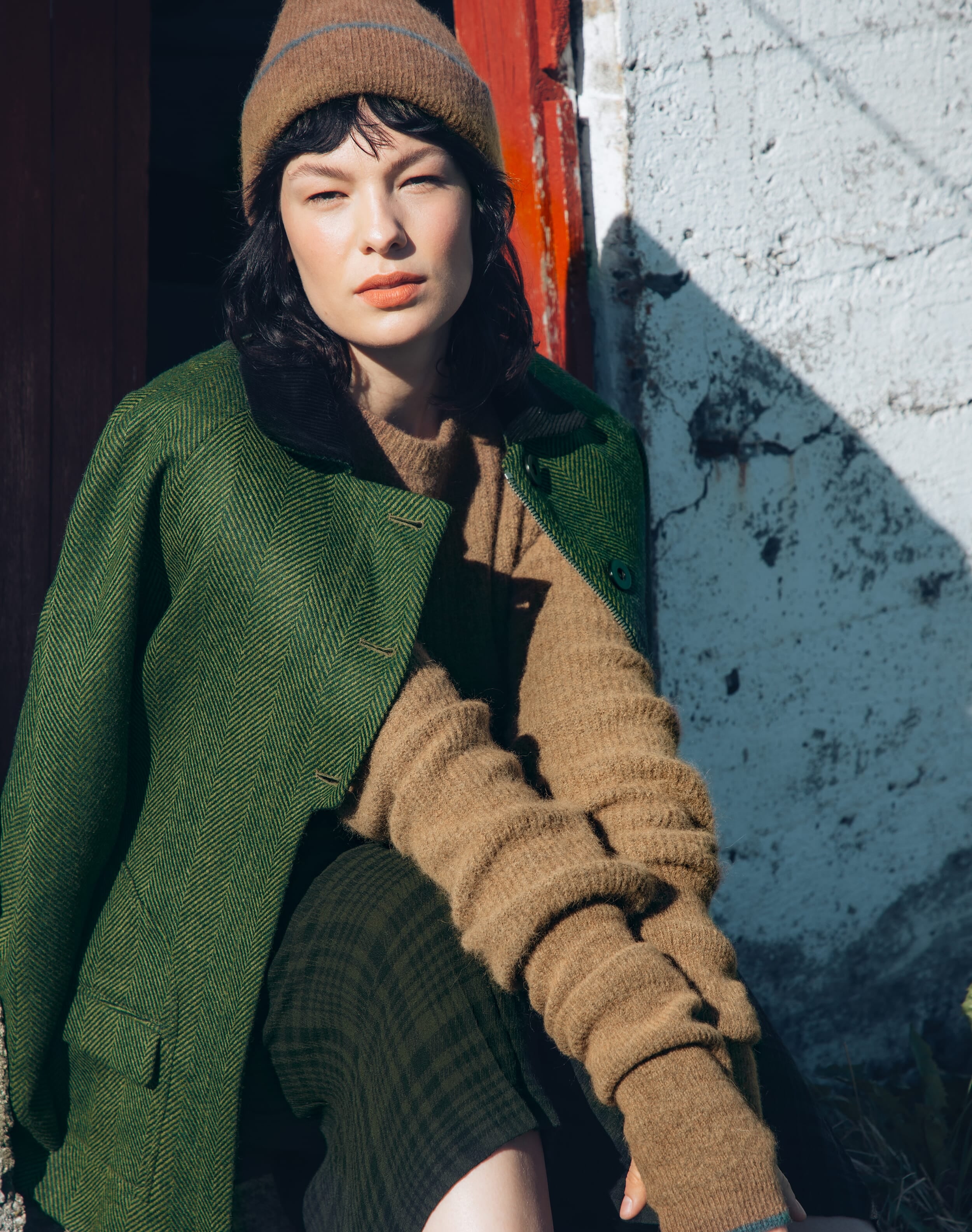 Herringbone Wool Jacket