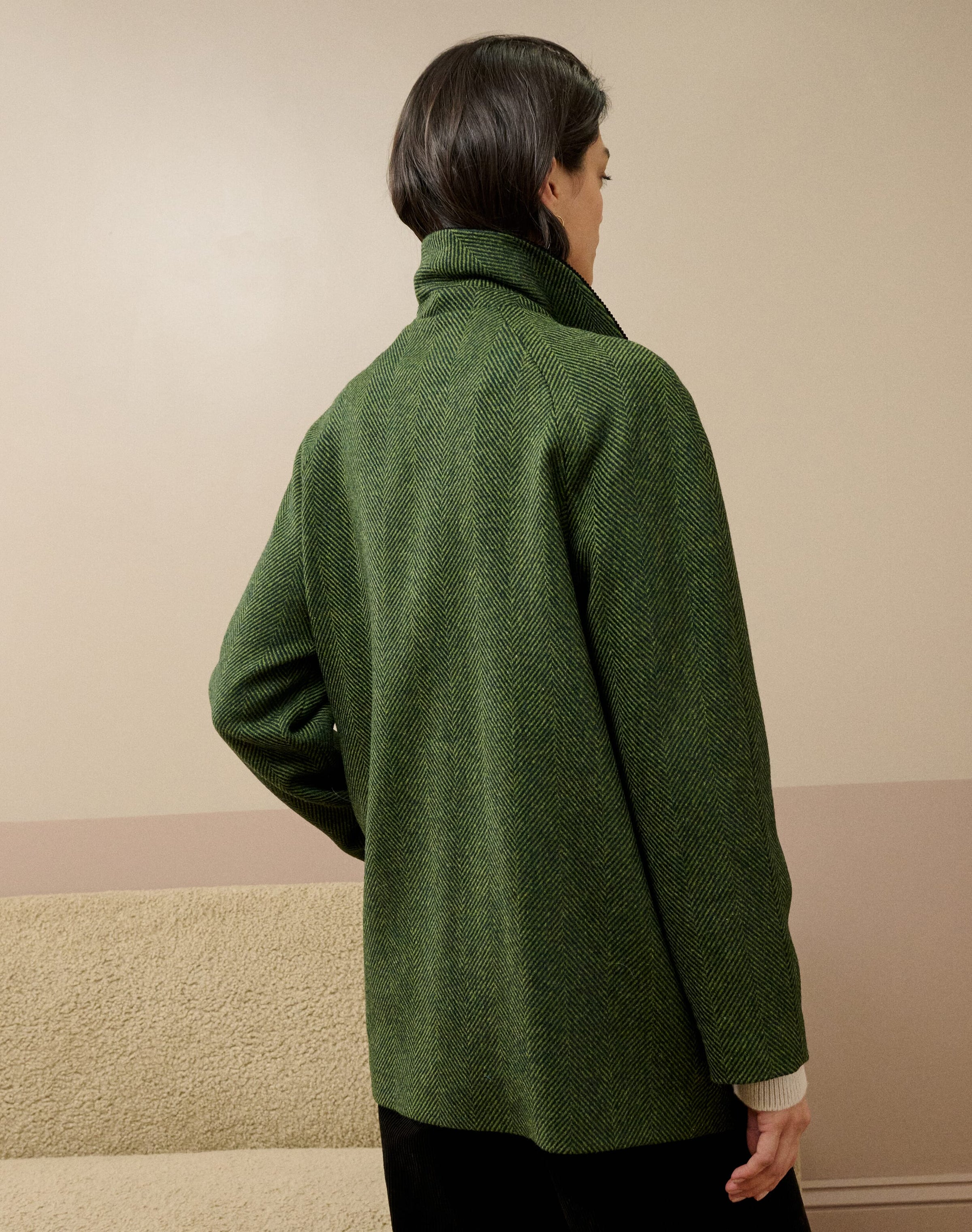 Herringbone Wool Jacket