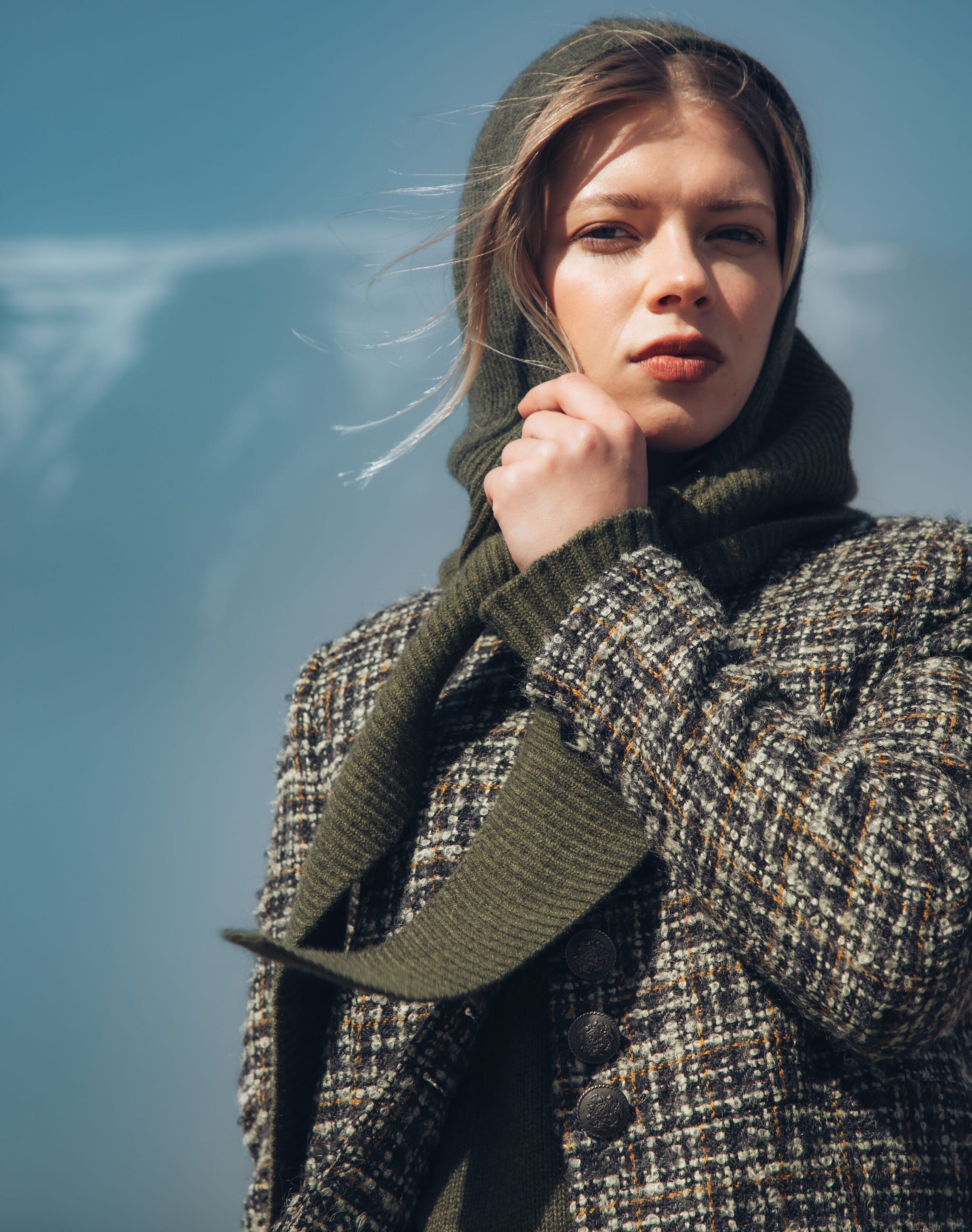 Scottish Mohair Wool Coat