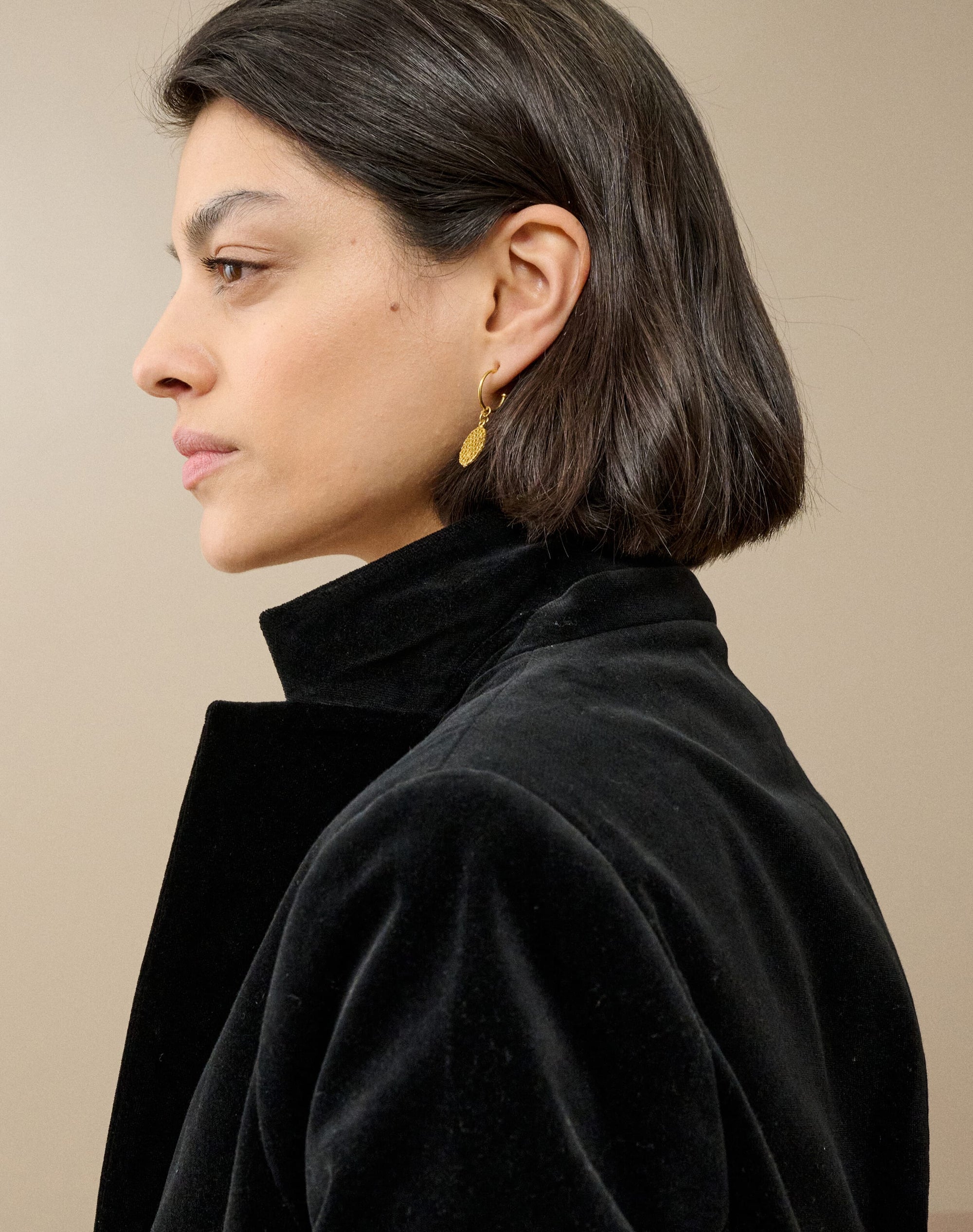 Cotton Velvet Blazer