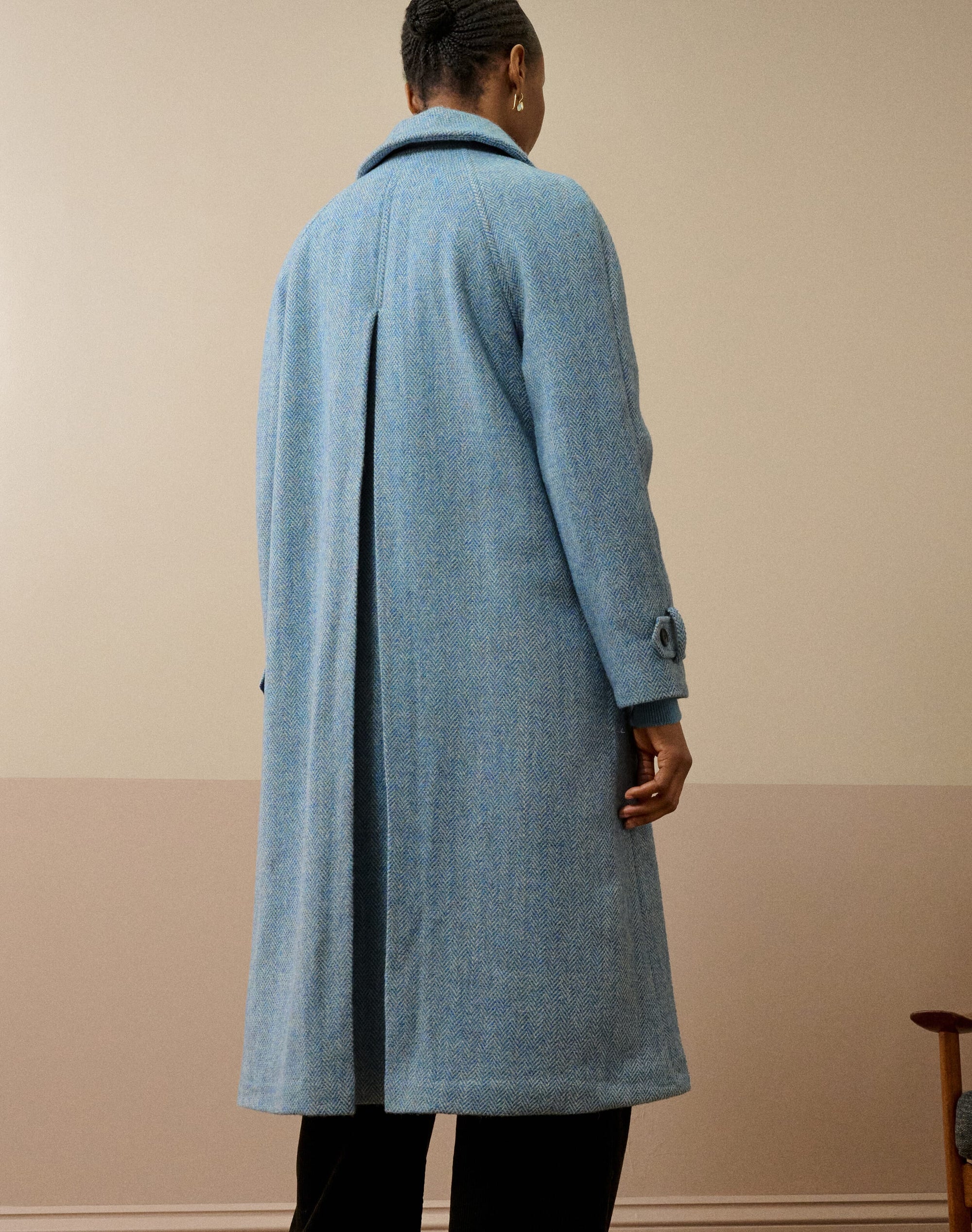 Harris Tweed Herringbone Coat