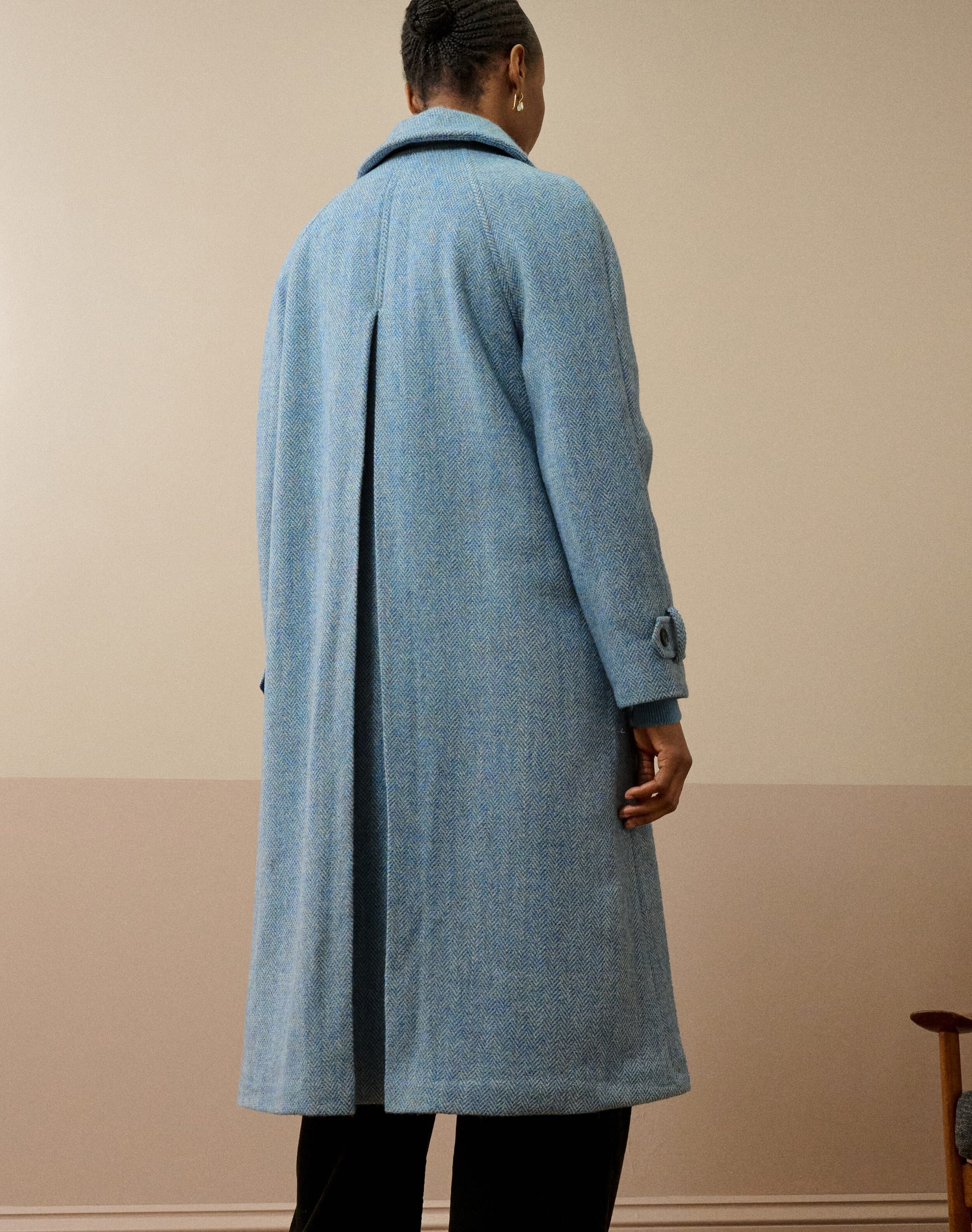 Harris Tweed Herringbone Coat