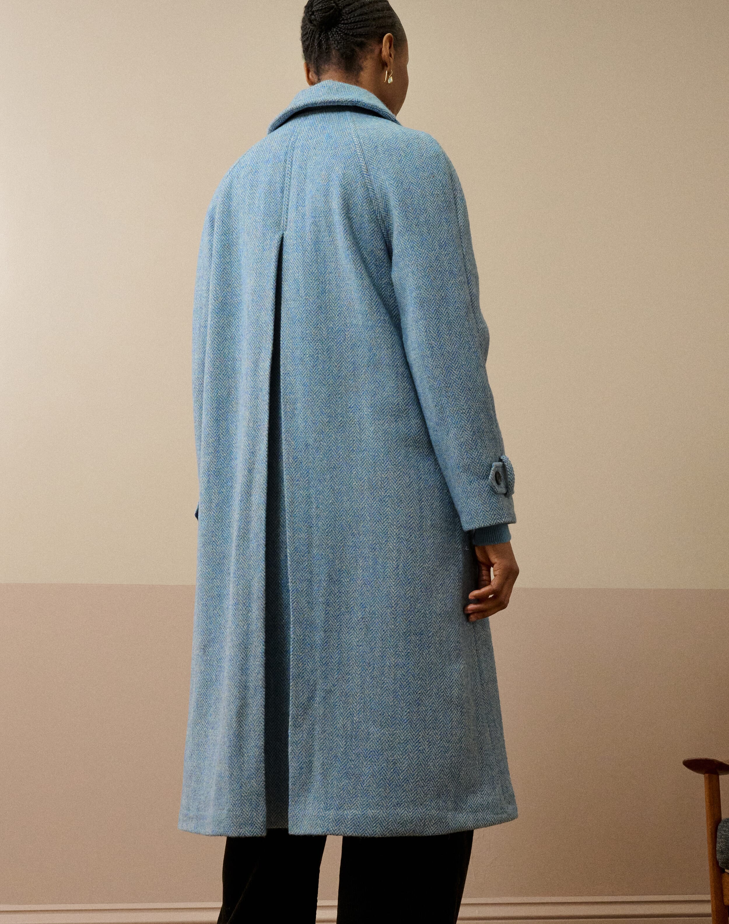 Harris Tweed Herringbone Coat