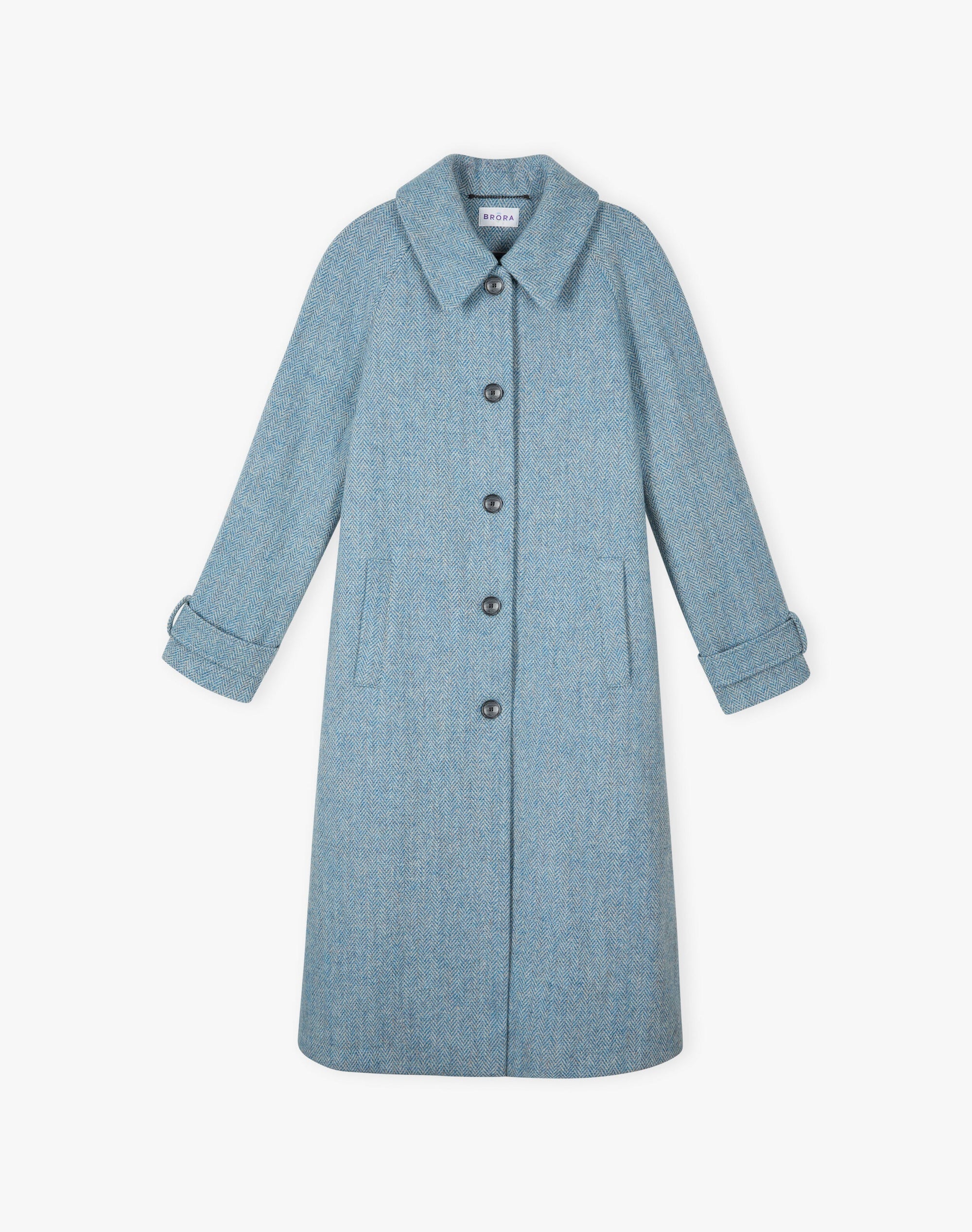 Harris Tweed Herringbone Coat