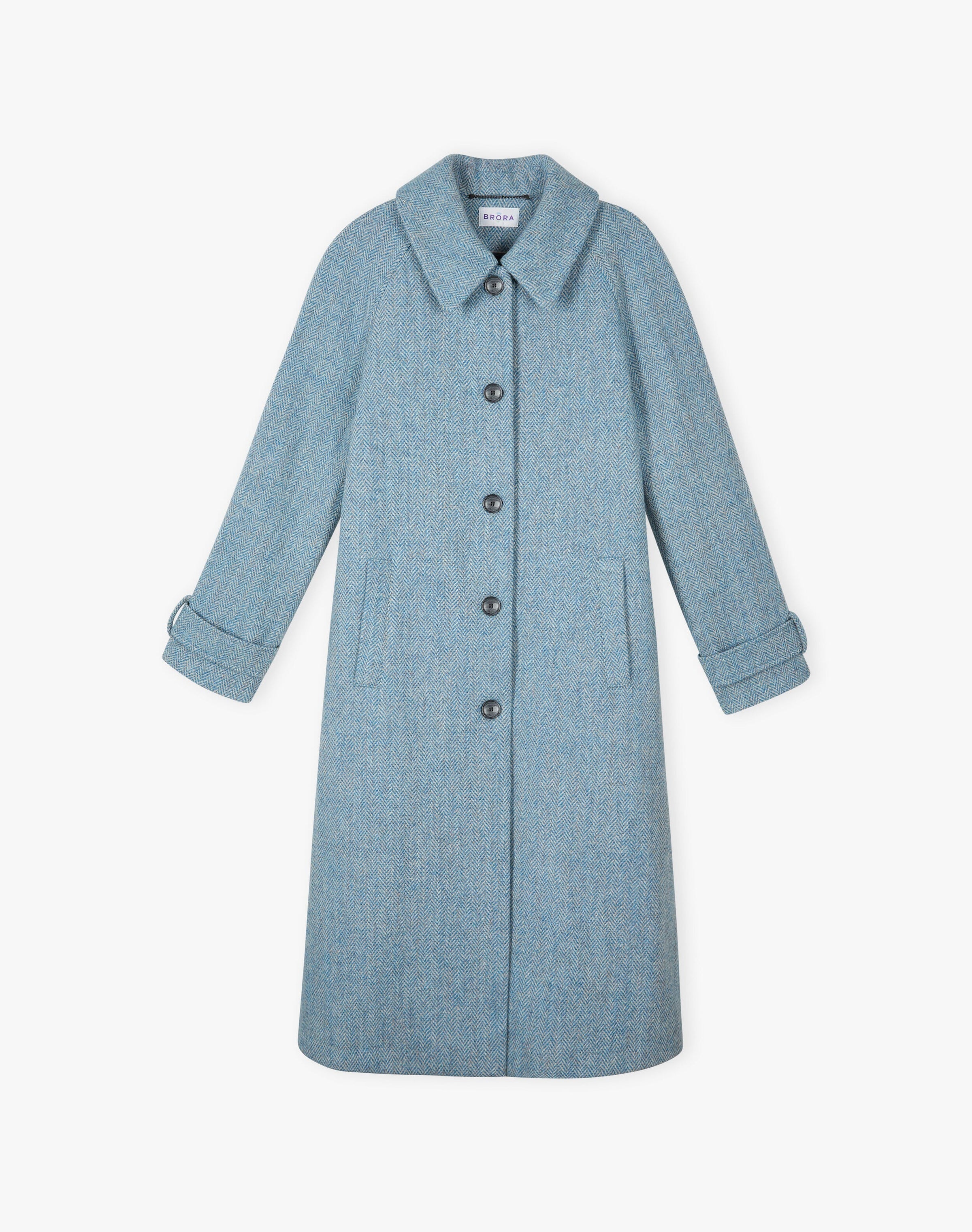 Harris Tweed Herringbone Coat