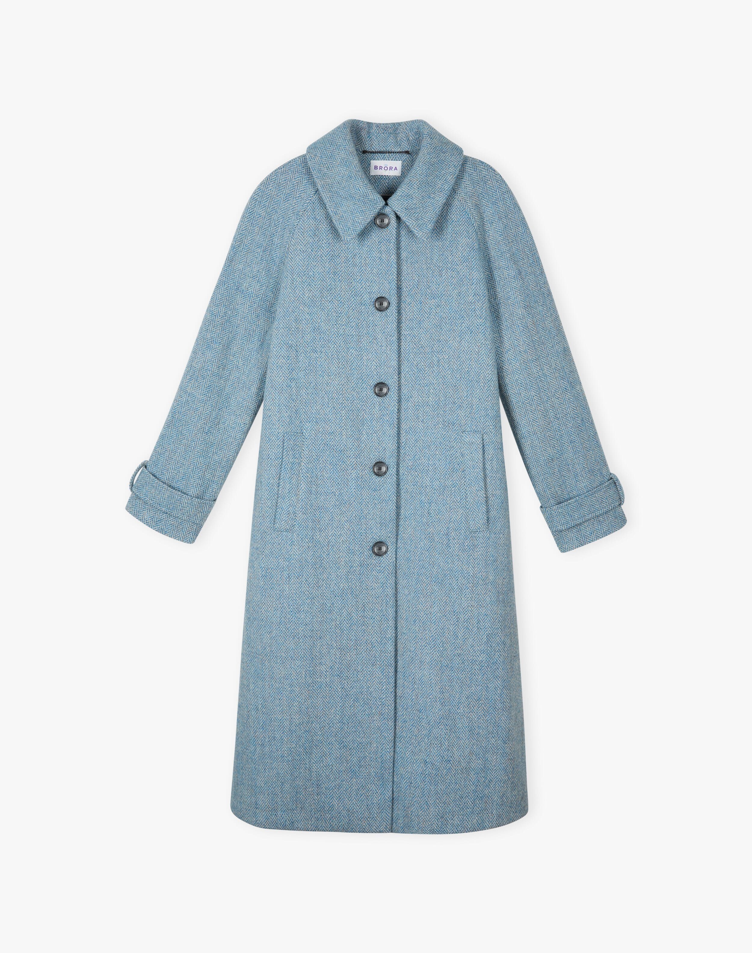 Harris Tweed Herringbone Coat