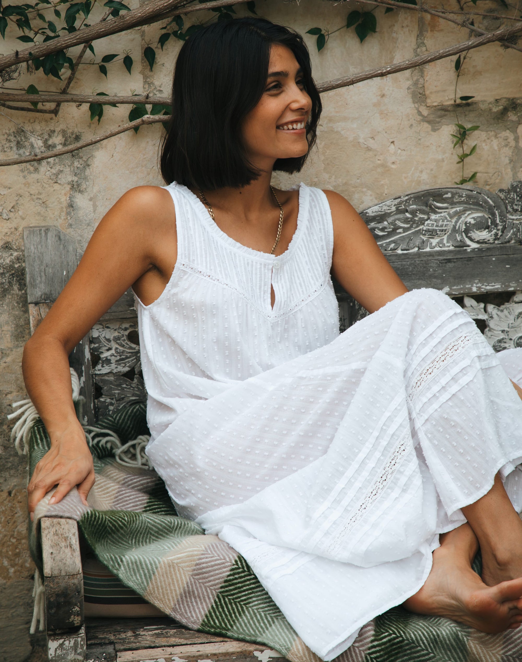 Organic Cotton Dobby Nighty