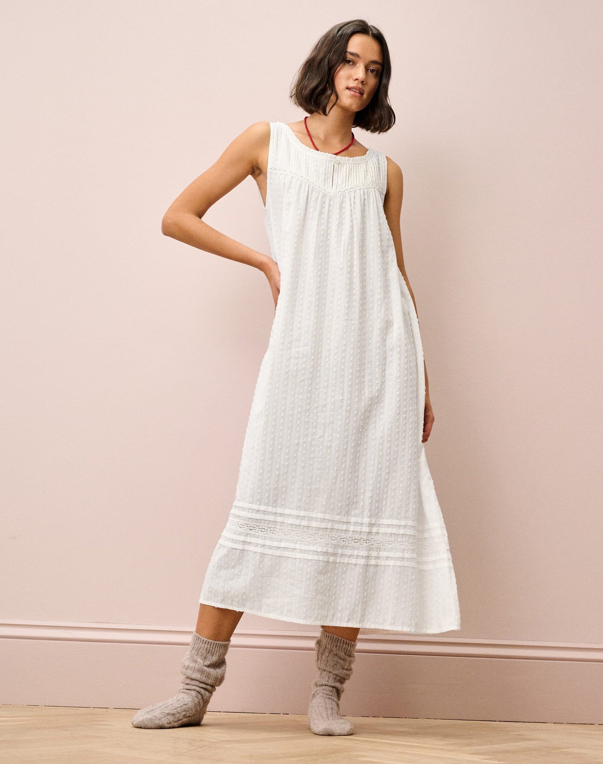 Organic Cotton Dobby Nighty