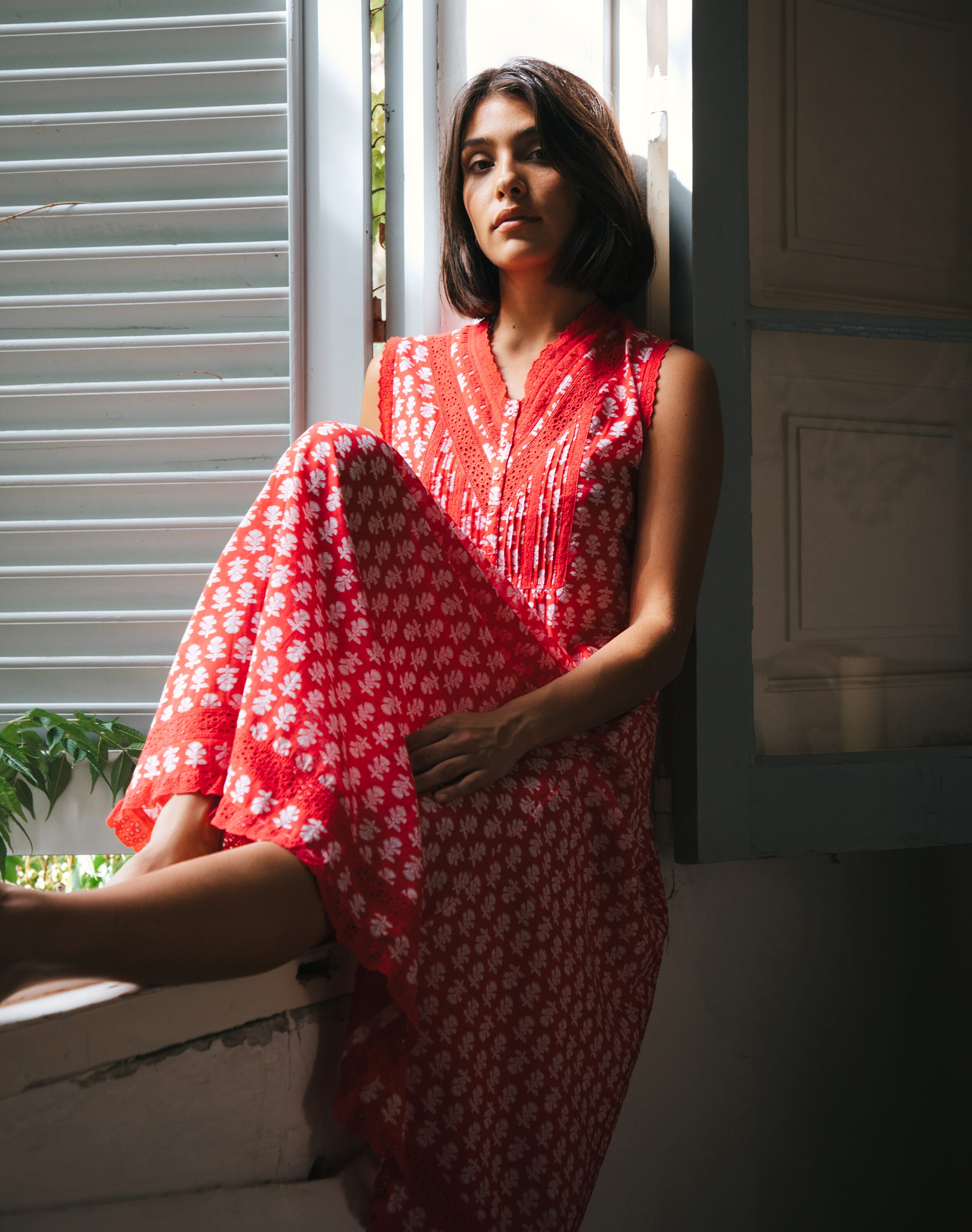 Organic Cotton Block Print Nighty