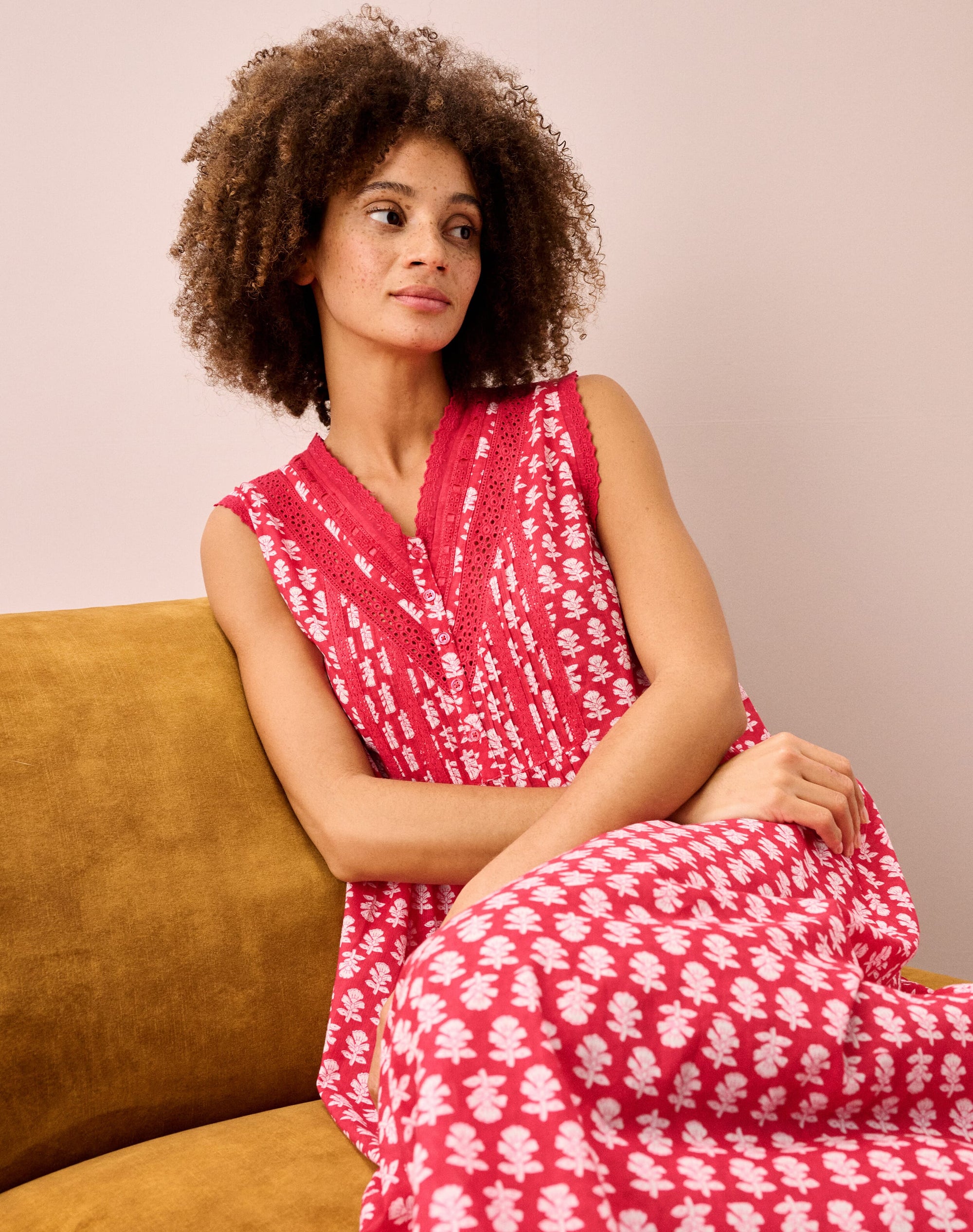 Organic Cotton Block Print Nighty