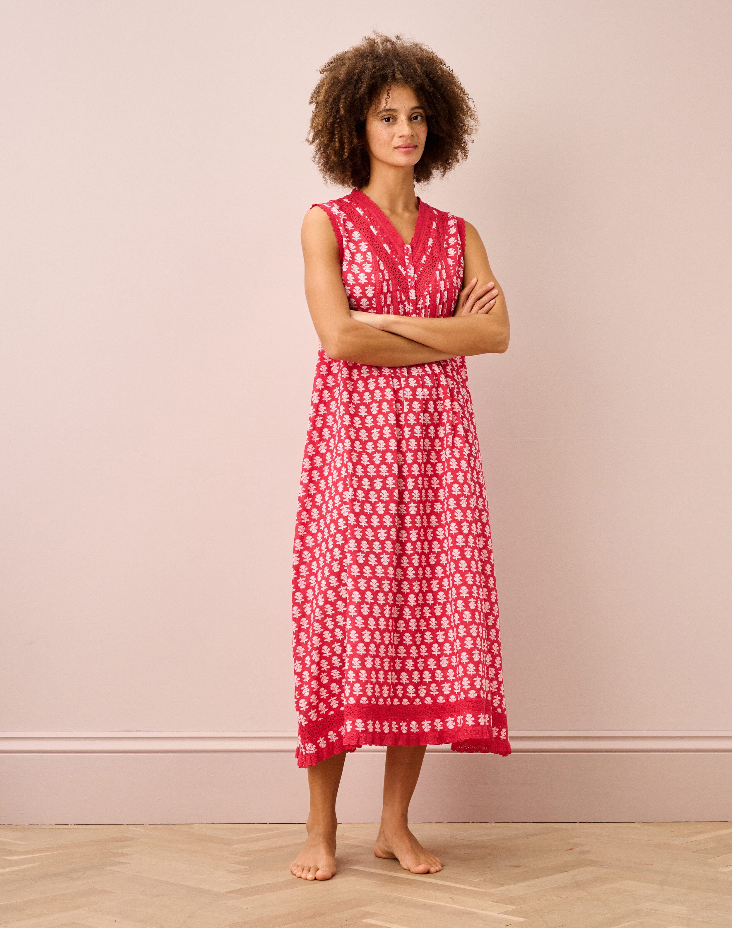 Organic Cotton Block Print Nighty