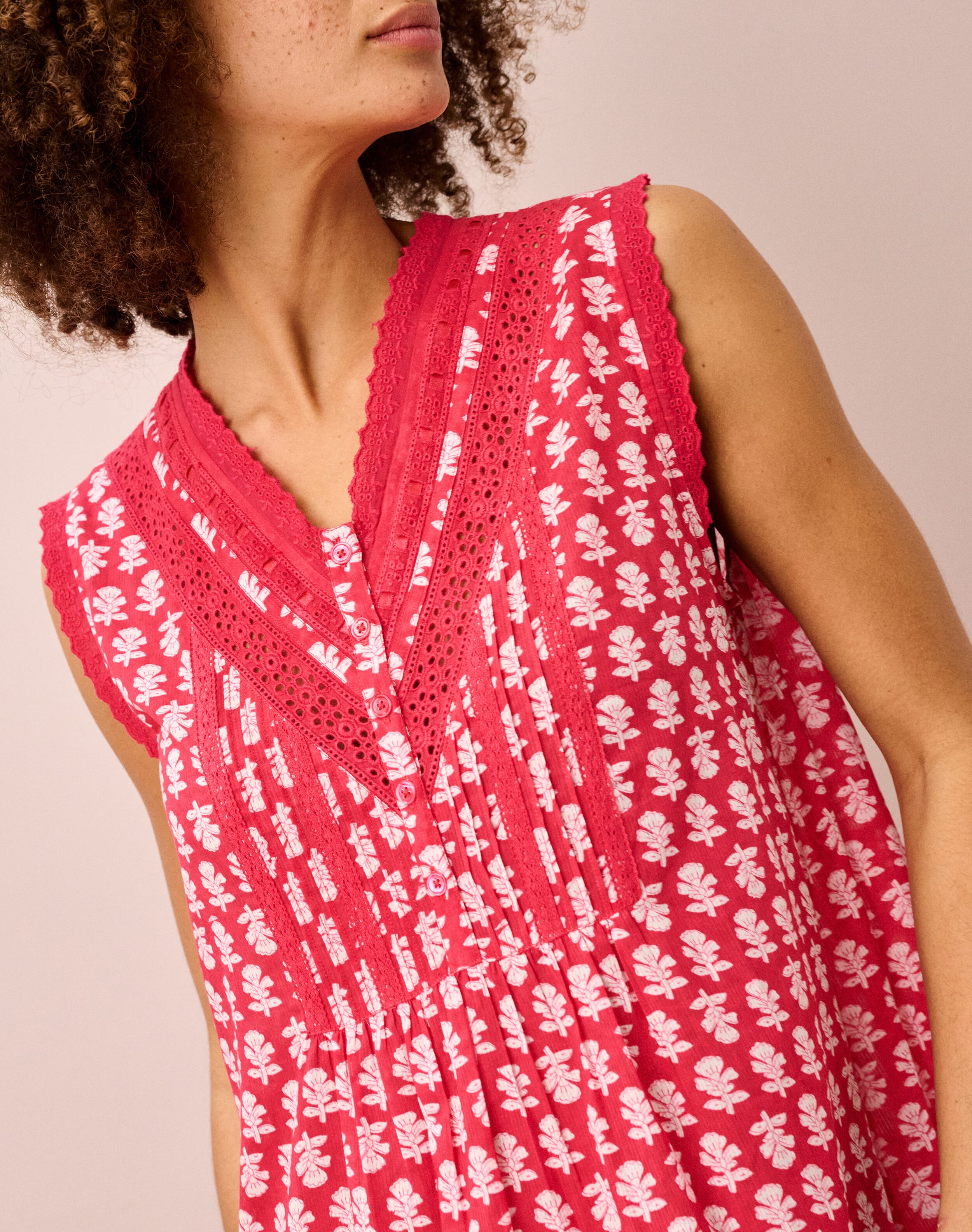 Organic Cotton Block Print Nighty