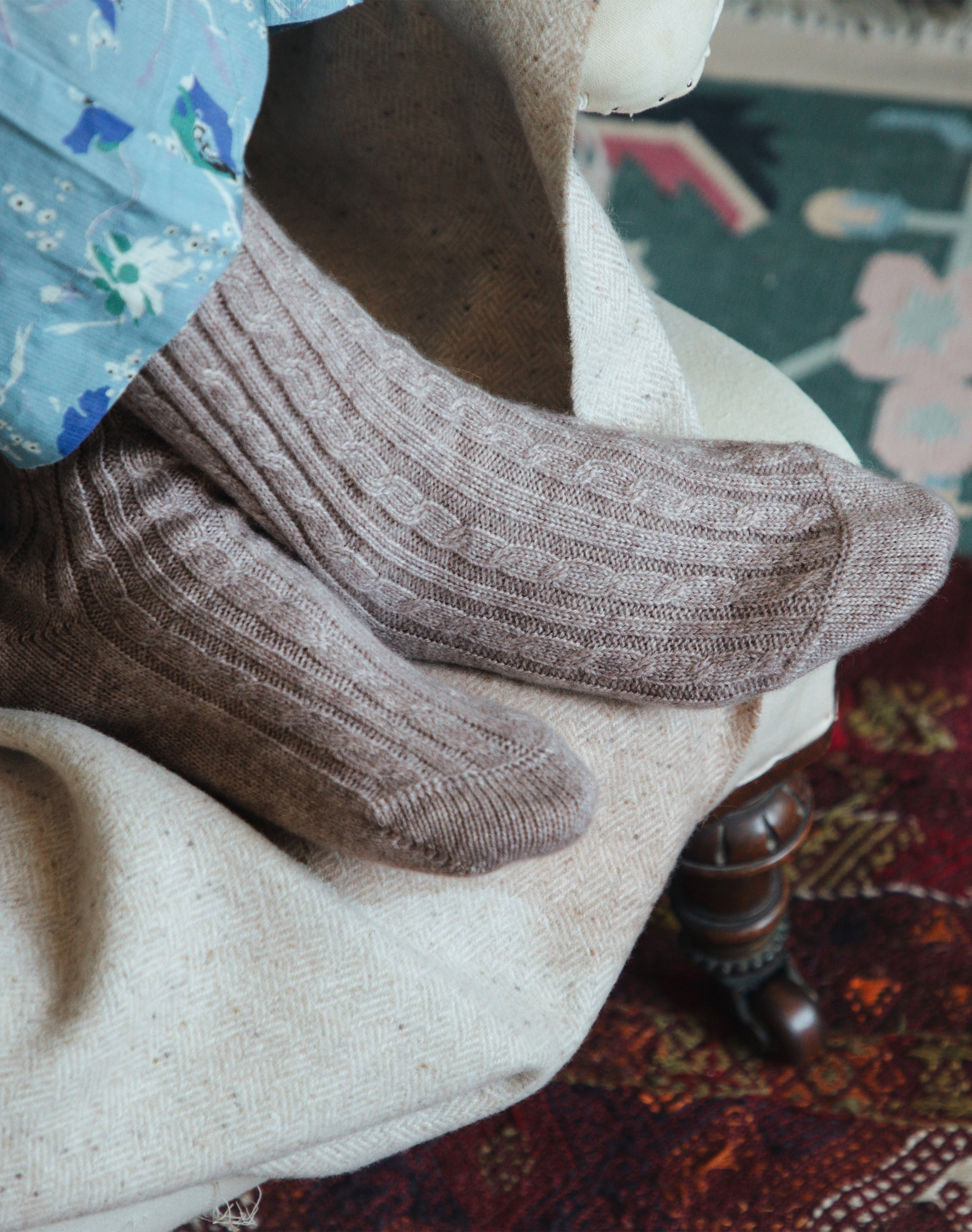 Women's Cashmere Bed Socks