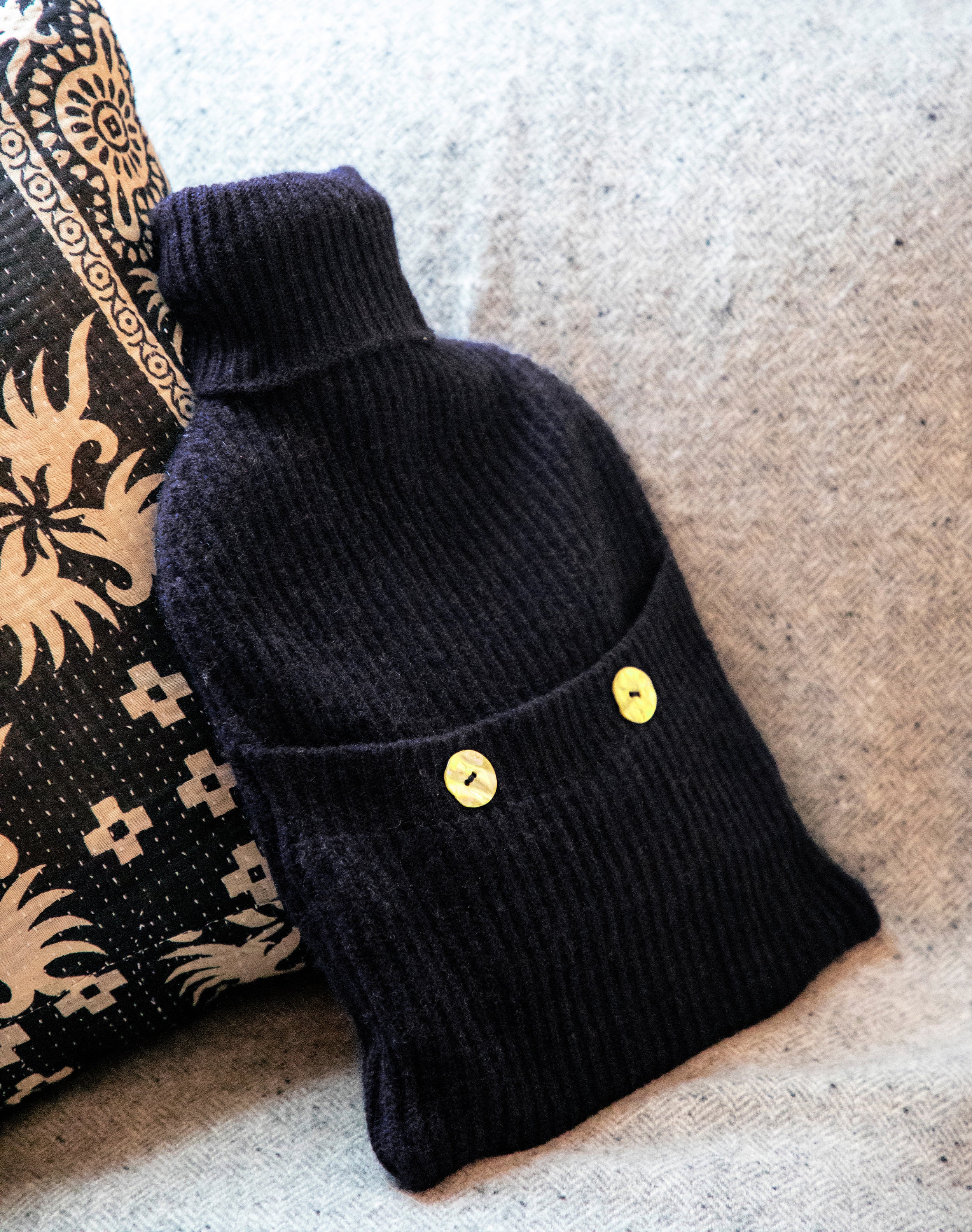 Cashmere Hot Water Bottle Cover