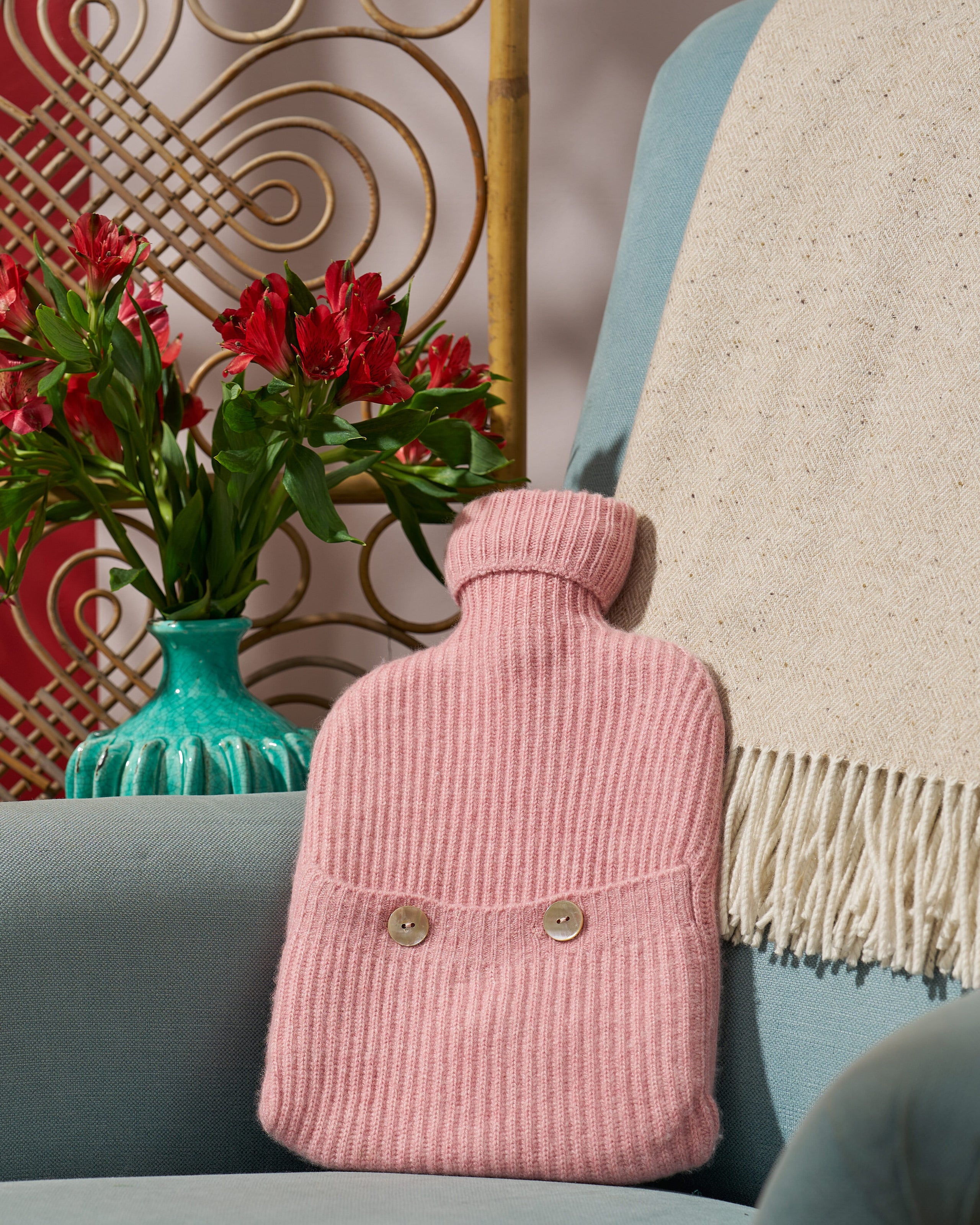 Cashmere Hot Water Bottle Cover