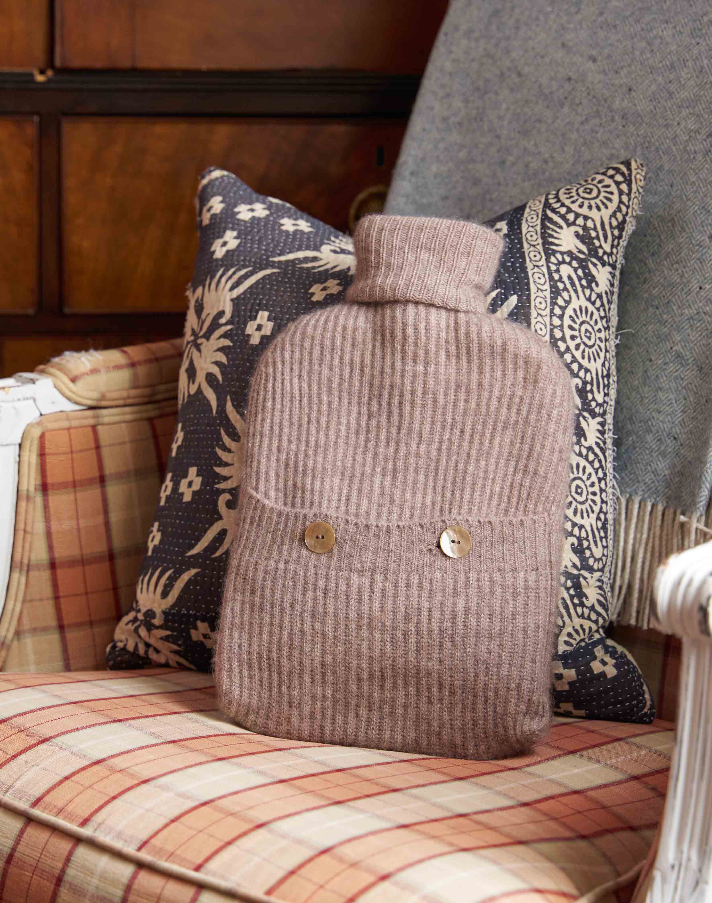 Cashmere Hot Water Bottle Cover