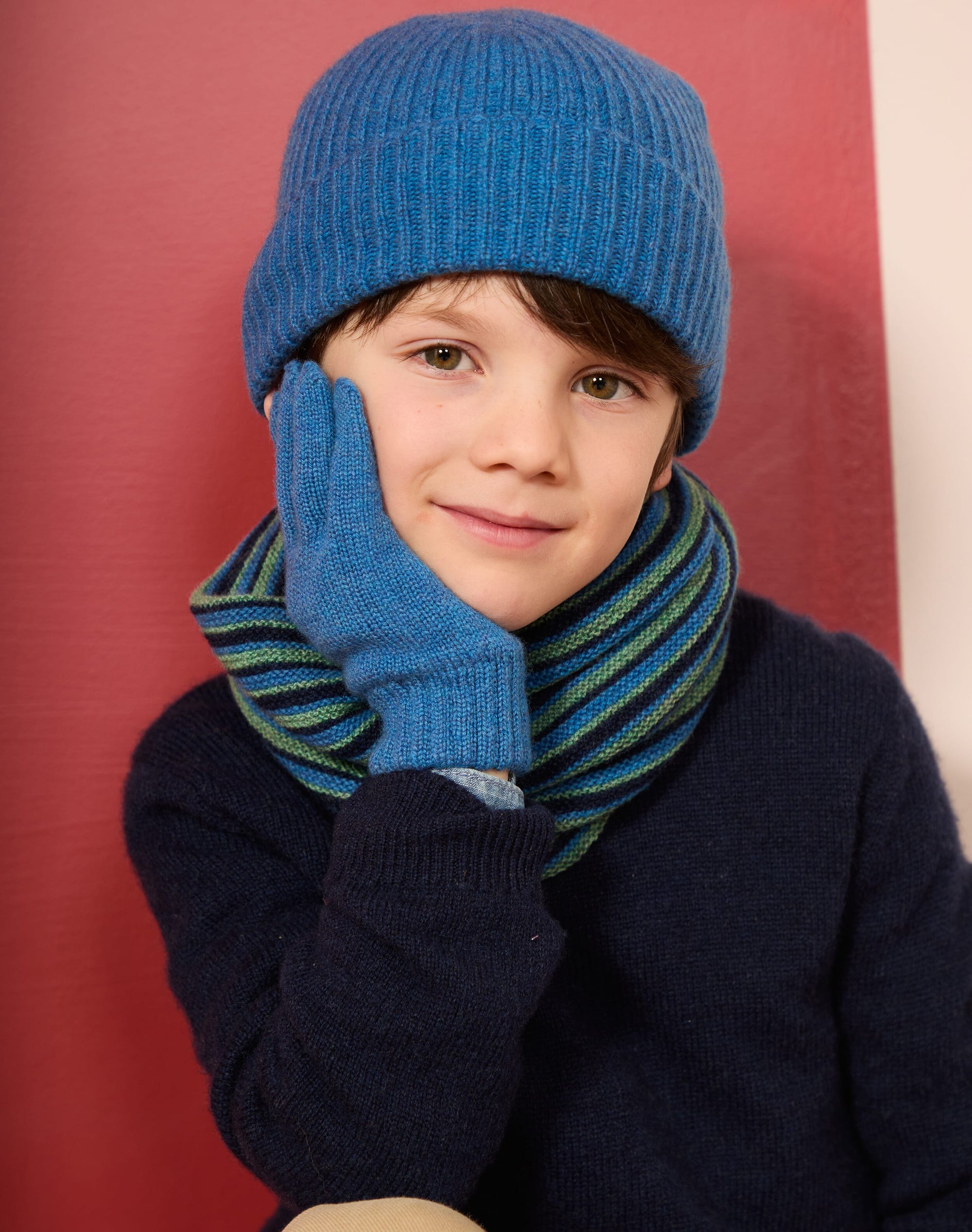 Cashmere Ribbed Hat