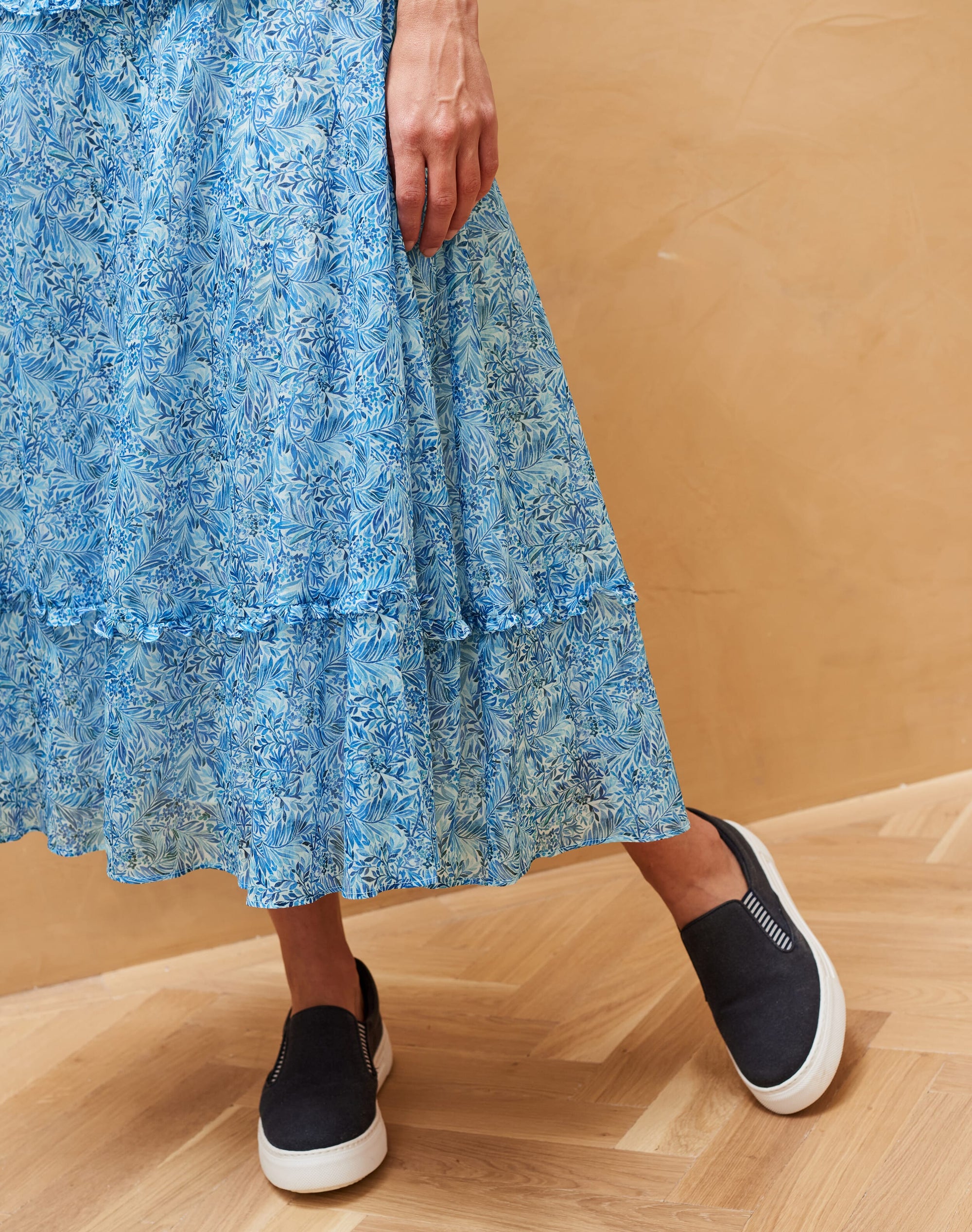 Liberty Print Cotton Chiffon Skirt