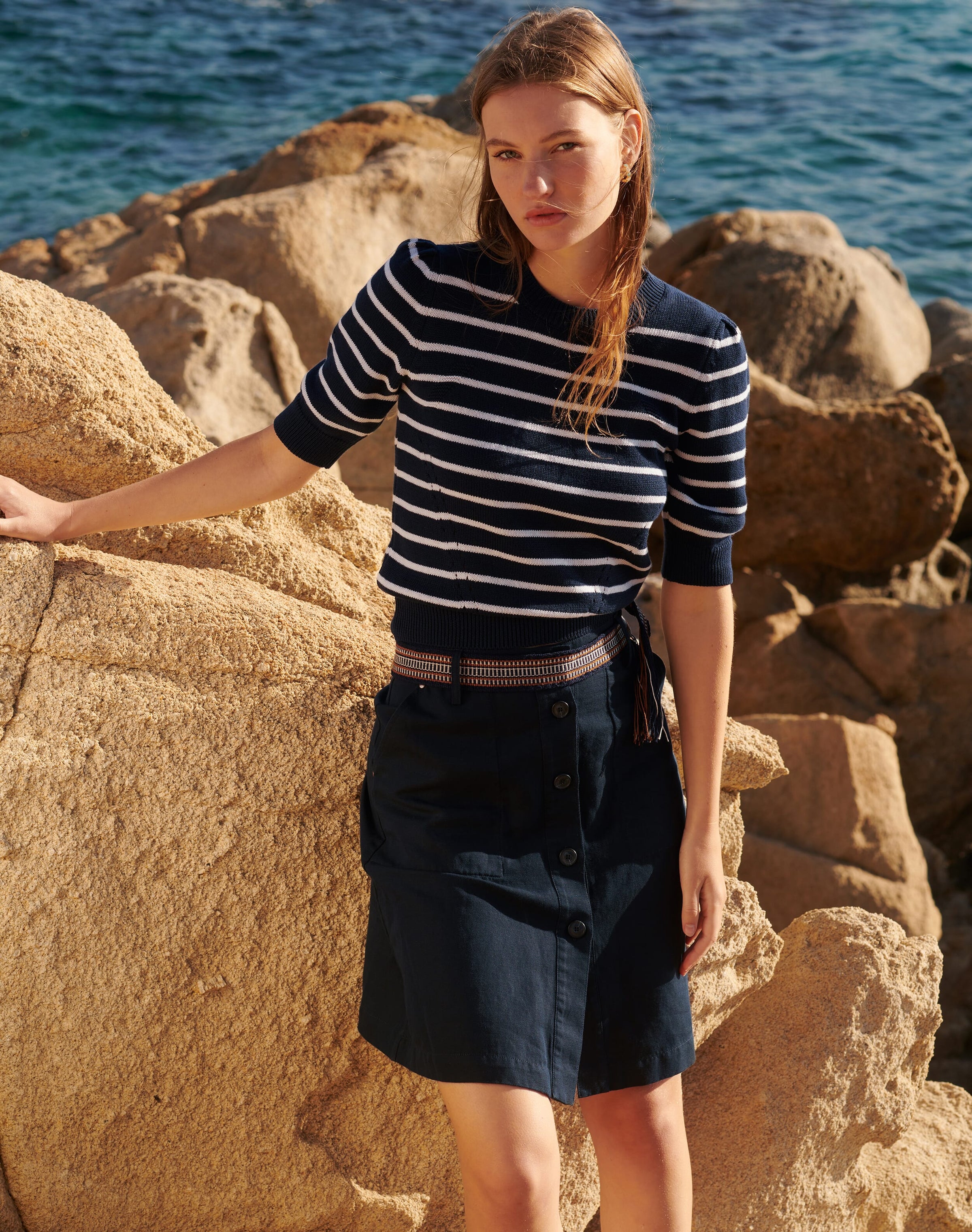 Cotton Linen Skirt