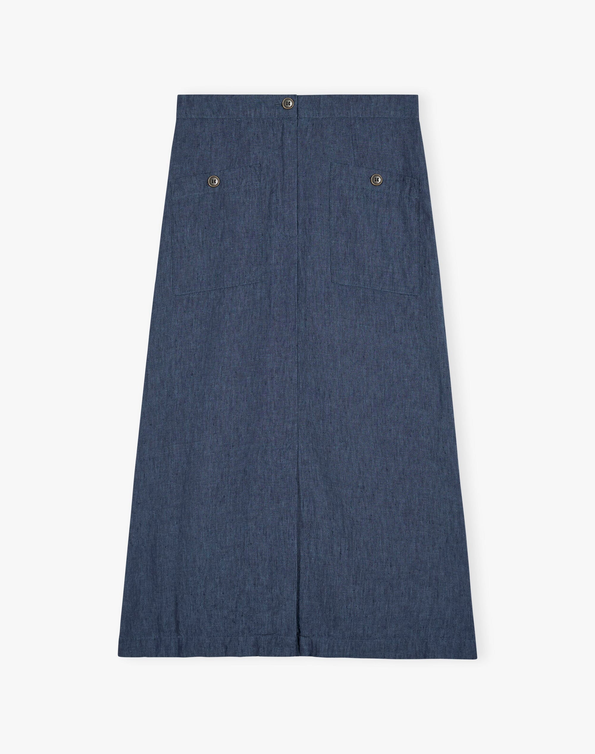 Cross Weave Linen Skirt