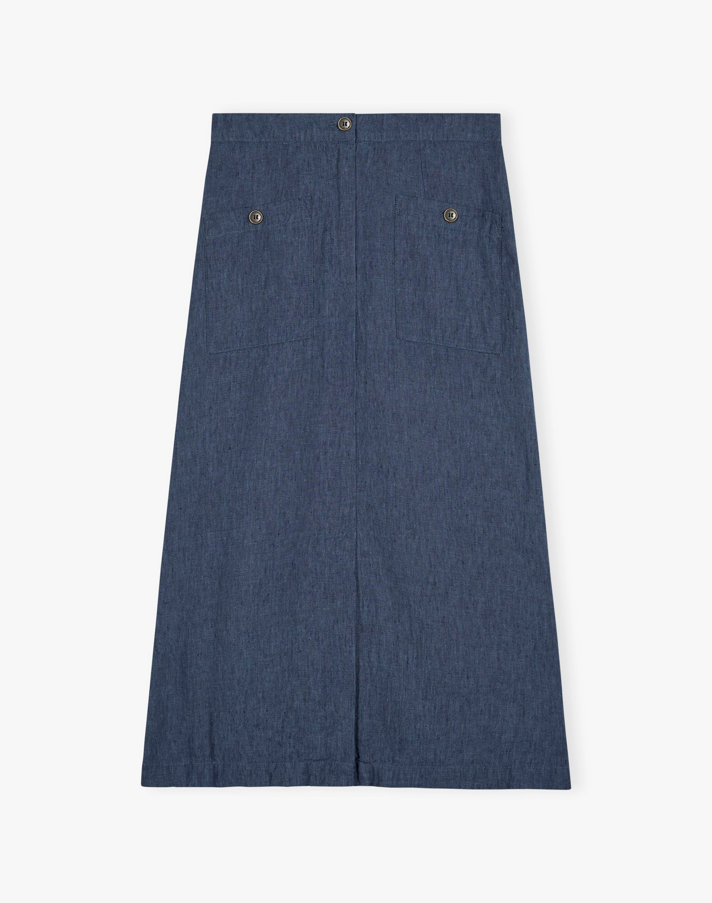 Cross Weave Linen Skirt